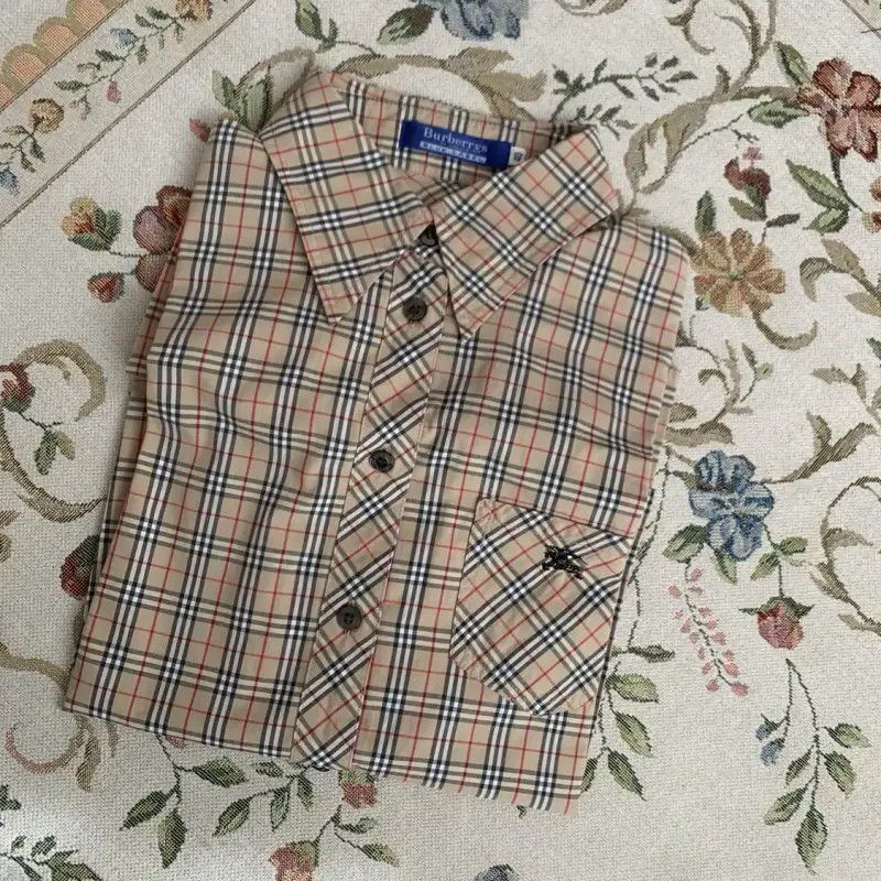 Burberry Burberry Khaki Long Sleeve Cotton Shirt Size L / US 10 / IT 46 - 1 Thumbnail