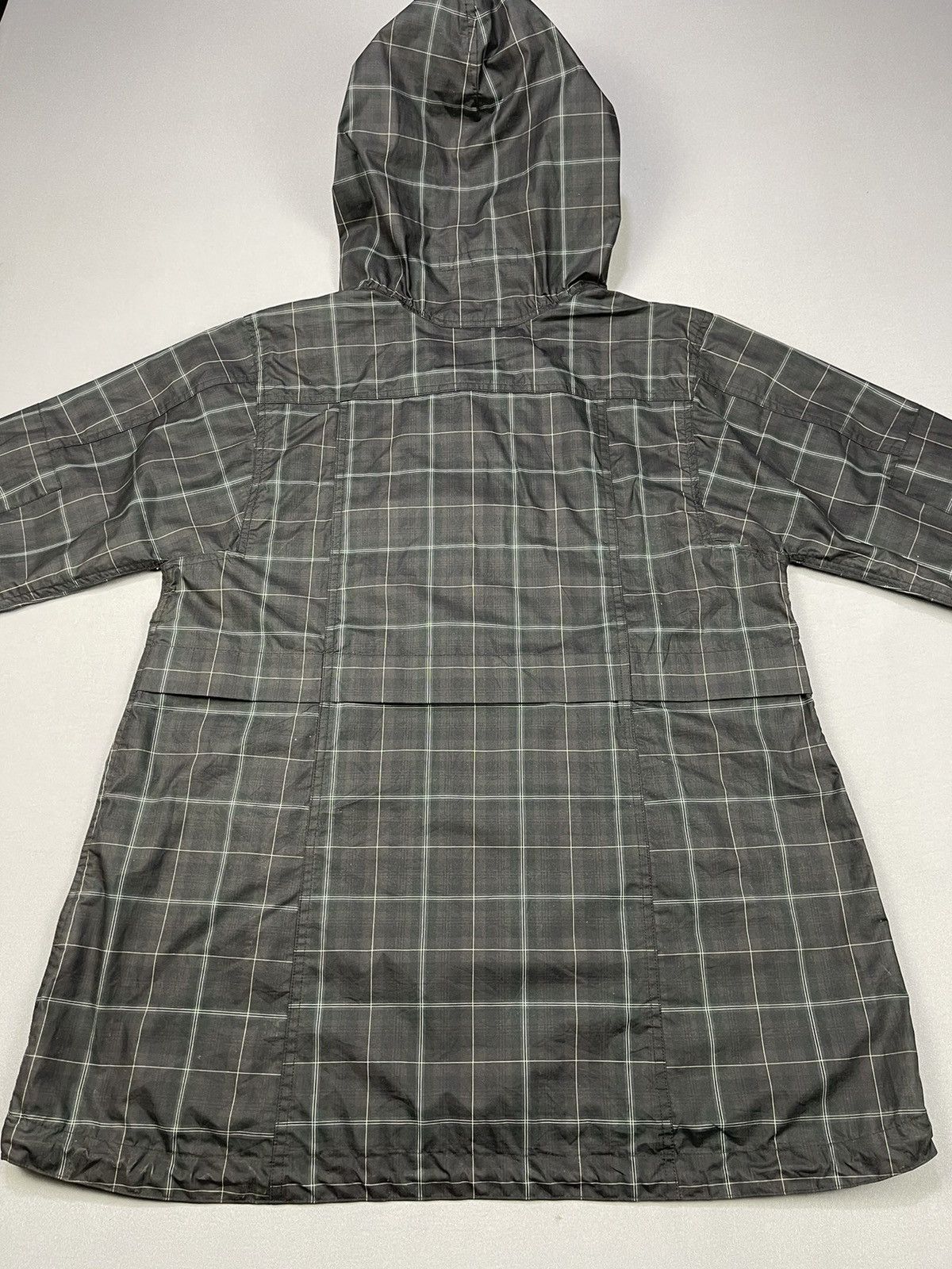 OMNIGOD Vintage OMNIGOD ANORAK Checkered Half Zipper Raincoat Size US M / EU 48-50 / 2 - 4 Thumbnail