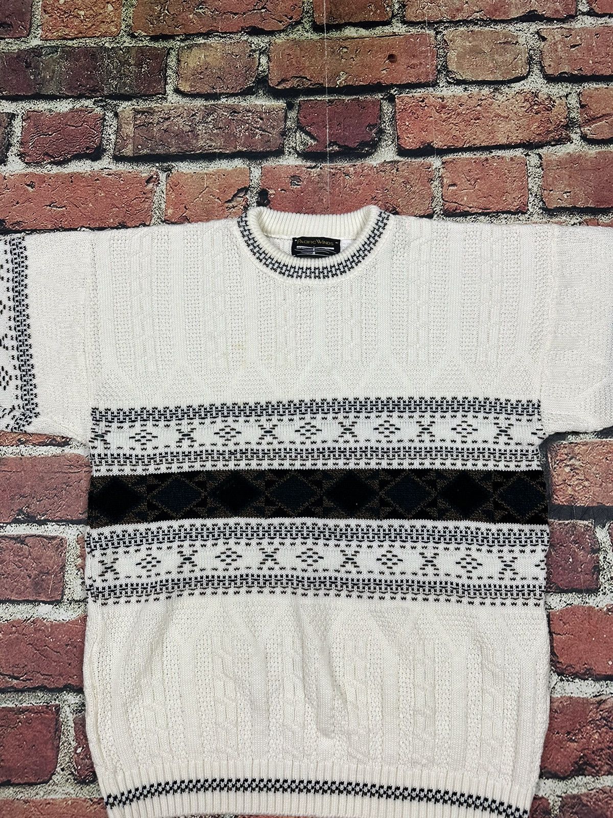 Vintage Vintage Pacific Winds Geometric Pattern Sweater Pullover Size US M / EU 48-50 / 2 - 3 Thumbnail