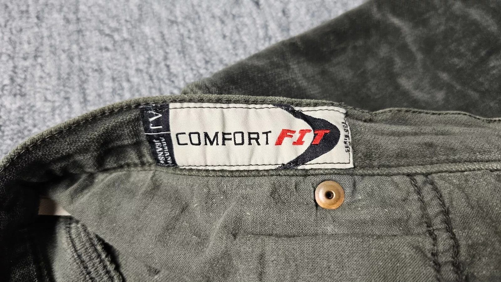 Armani Vintage Armani Corduroy Jeans L Comfort Fit Made in ITALY Size US 32 / EU 48 - 10 Thumbnail