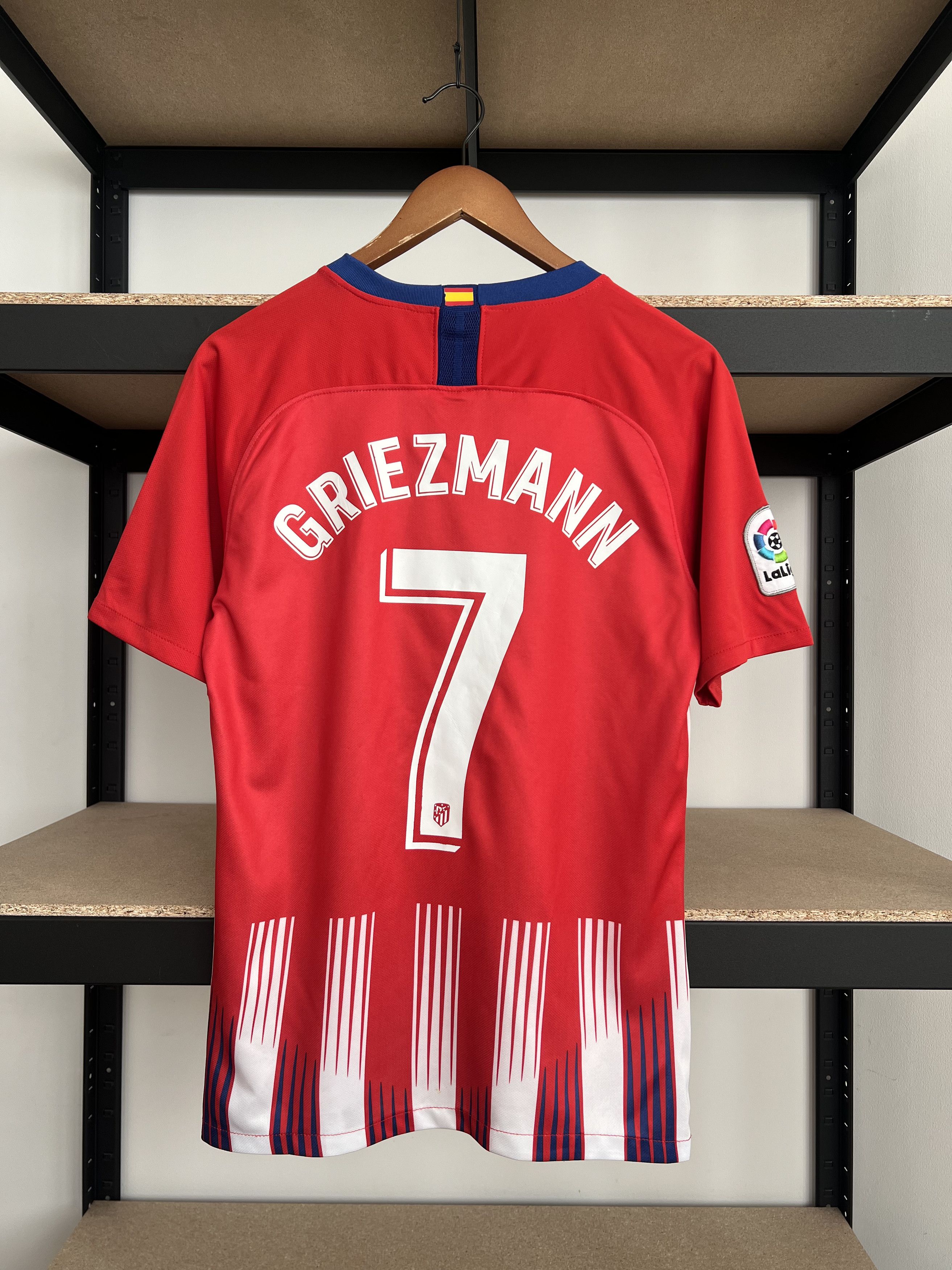 Atletico Madrid #7 Griezmann Nike 2018 2019 Home Jersey