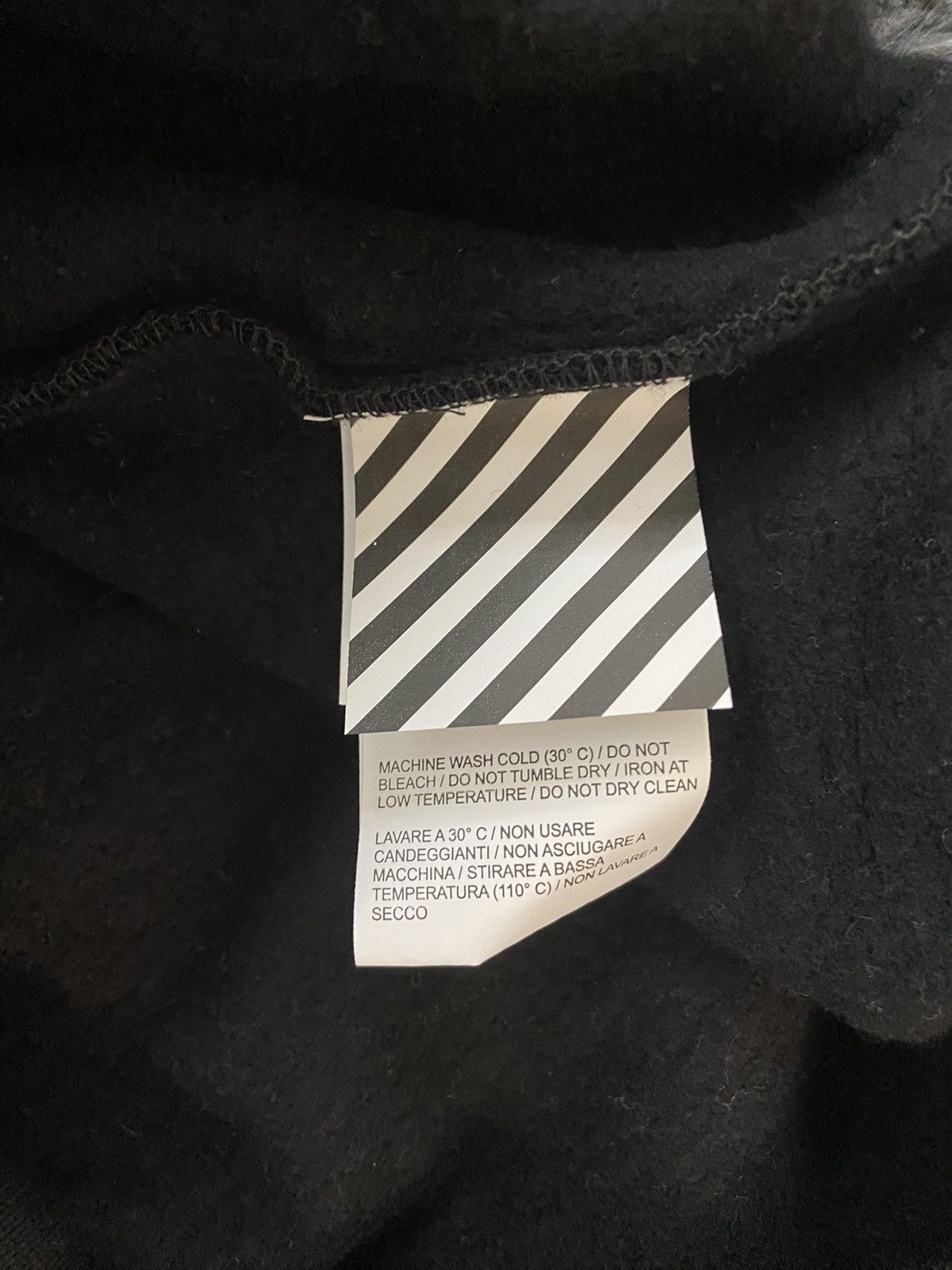 Off-White Off-White Business Casual Bernini FW2019 Black Hoodie Size US S / EU 44-46 / 1 - 10 Thumbnail