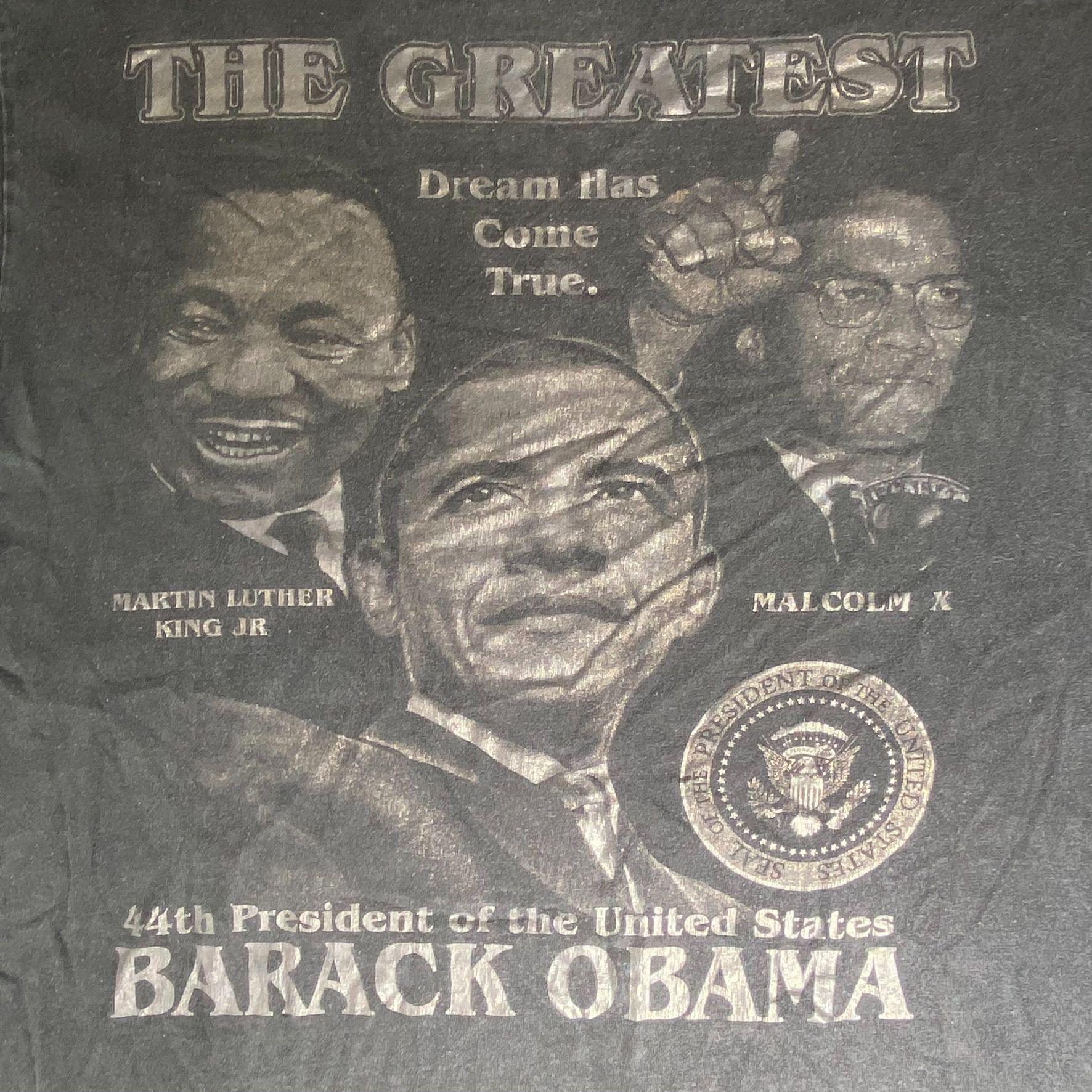 Vintage Vintage Y2K Barack Obama Shirt MLK America Black History Tee Size US L / EU 52-54 / 3 - 3 Thumbnail