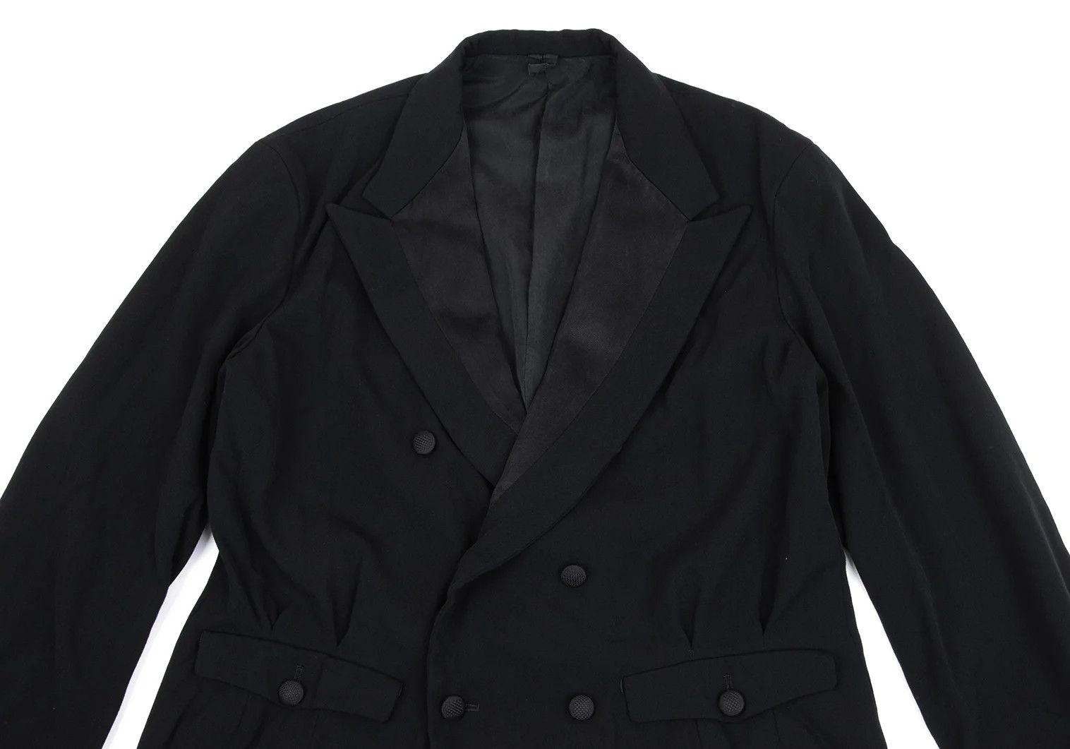 Yohji Yamamoto Yohji Yamamoto Wool Gabardine Check Jacket Size US S / EU 44-46 / 1 - 2 Thumbnail