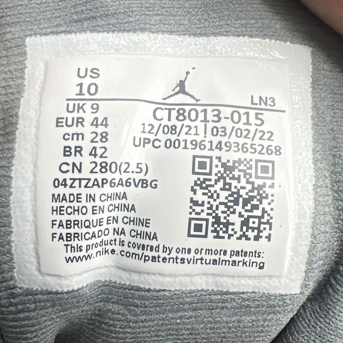 Jordan Brand Air Jordan 12 stealth Size US 10 / EU 43 - 8 Thumbnail