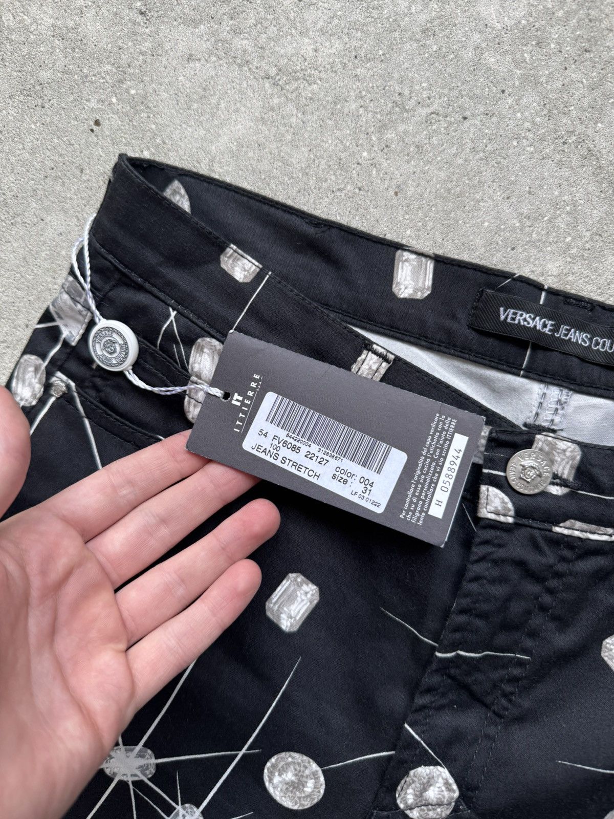 Versace Versace Diamond Archival Pants New Size 31" - 10 Thumbnail
