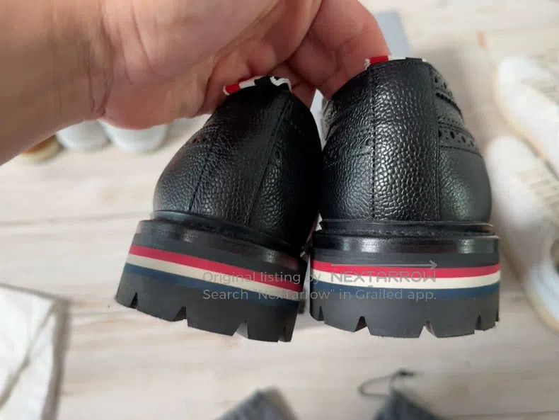 Thom Browne Thom Browne Black Baroque leather shoes Size US 9.5 / EU 42-43 - 4 Thumbnail