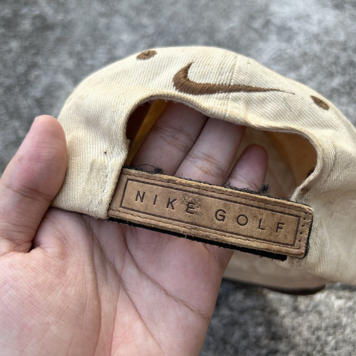 Nike × Vintage Vintage thrashed Faded Nike Hats Size ONE SIZE - 9 Thumbnail