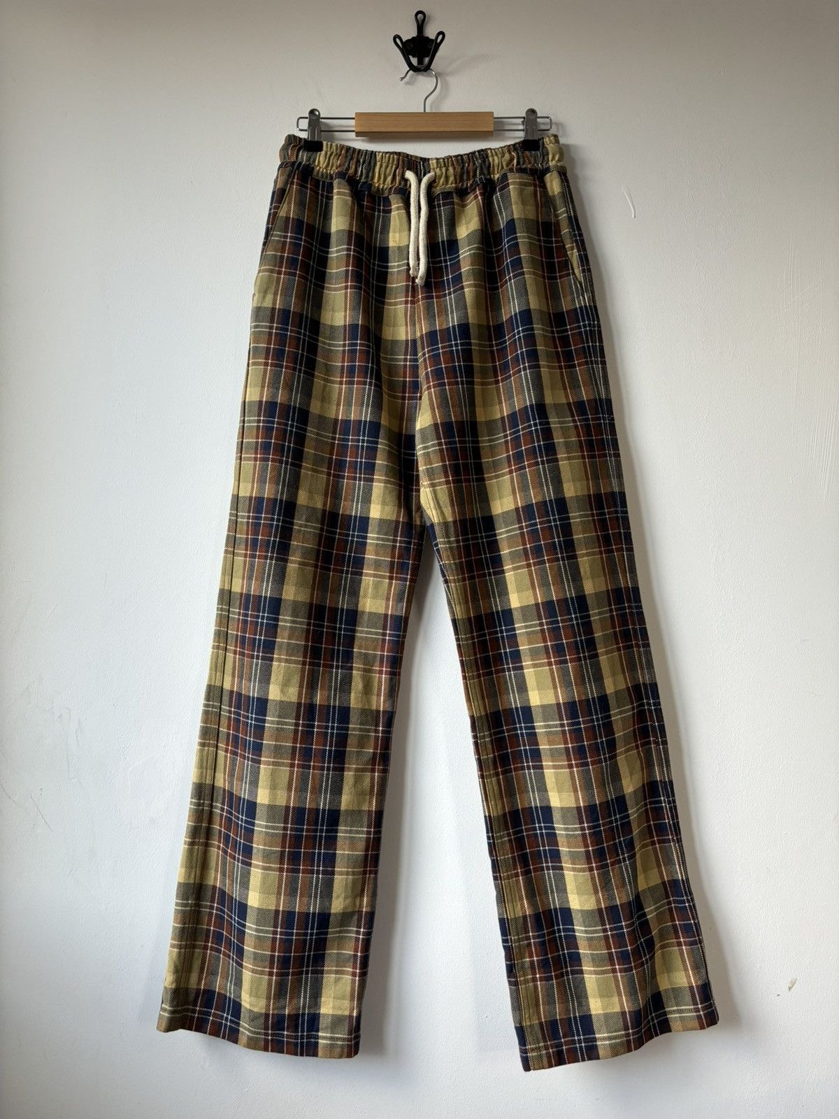 Drole De Monsieur RRP 390$ Drole De Mosieur Oversized Jacquard Checkered Pants Size US 32 / EU 48 - 1 Thumbnail
