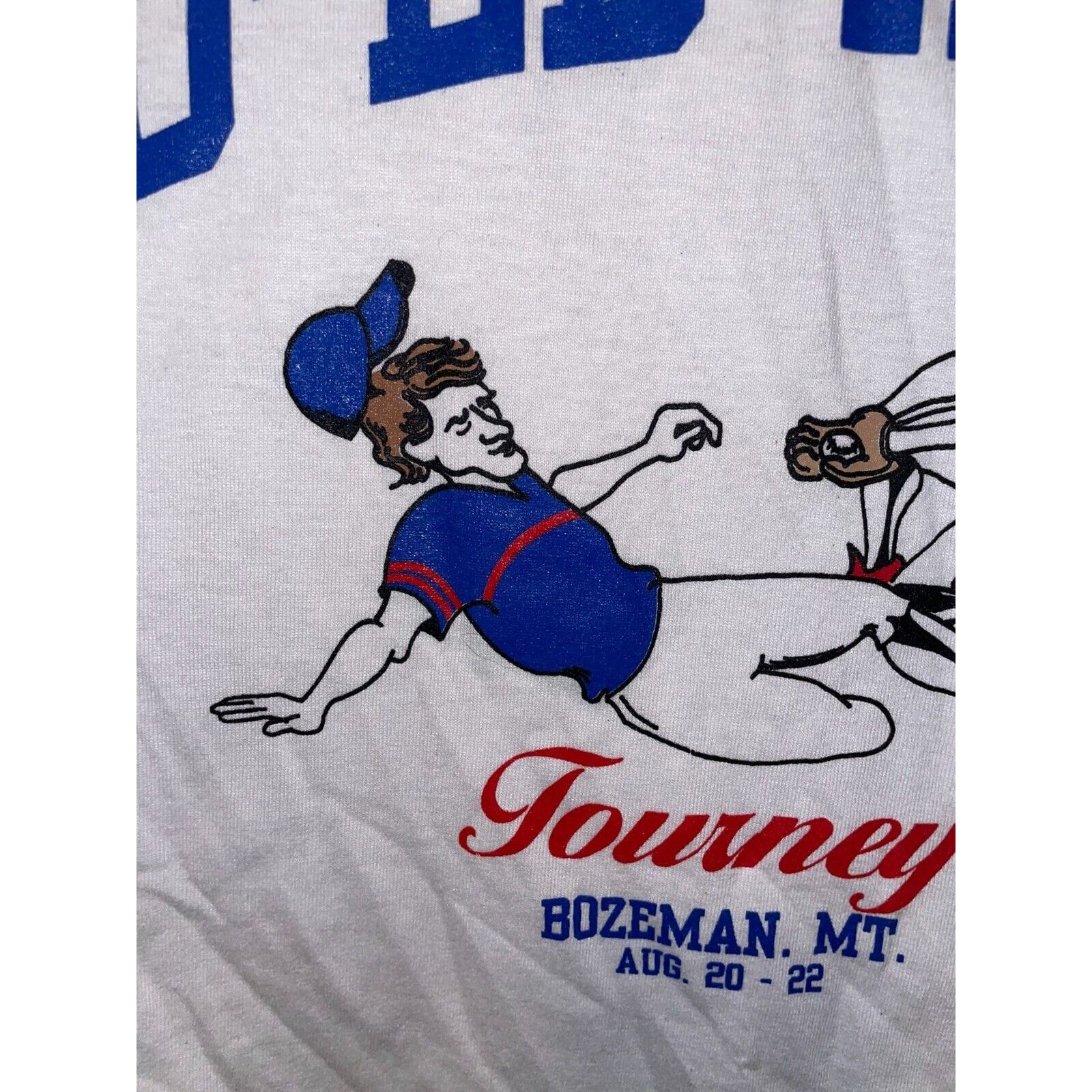 Jerzees Vintage CoEd Shirt Graphic ABC Tourney Graphic Tee VTG 90s L Size US L / EU 52-54 / 3 - 6 Thumbnail