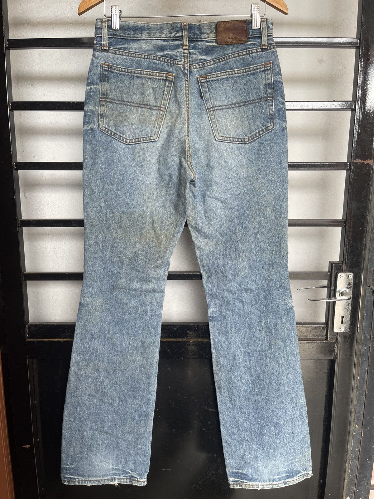 Big John Vintage Distressed Washed Blue Big John Bootcut Size US 29 - 4 Thumbnail