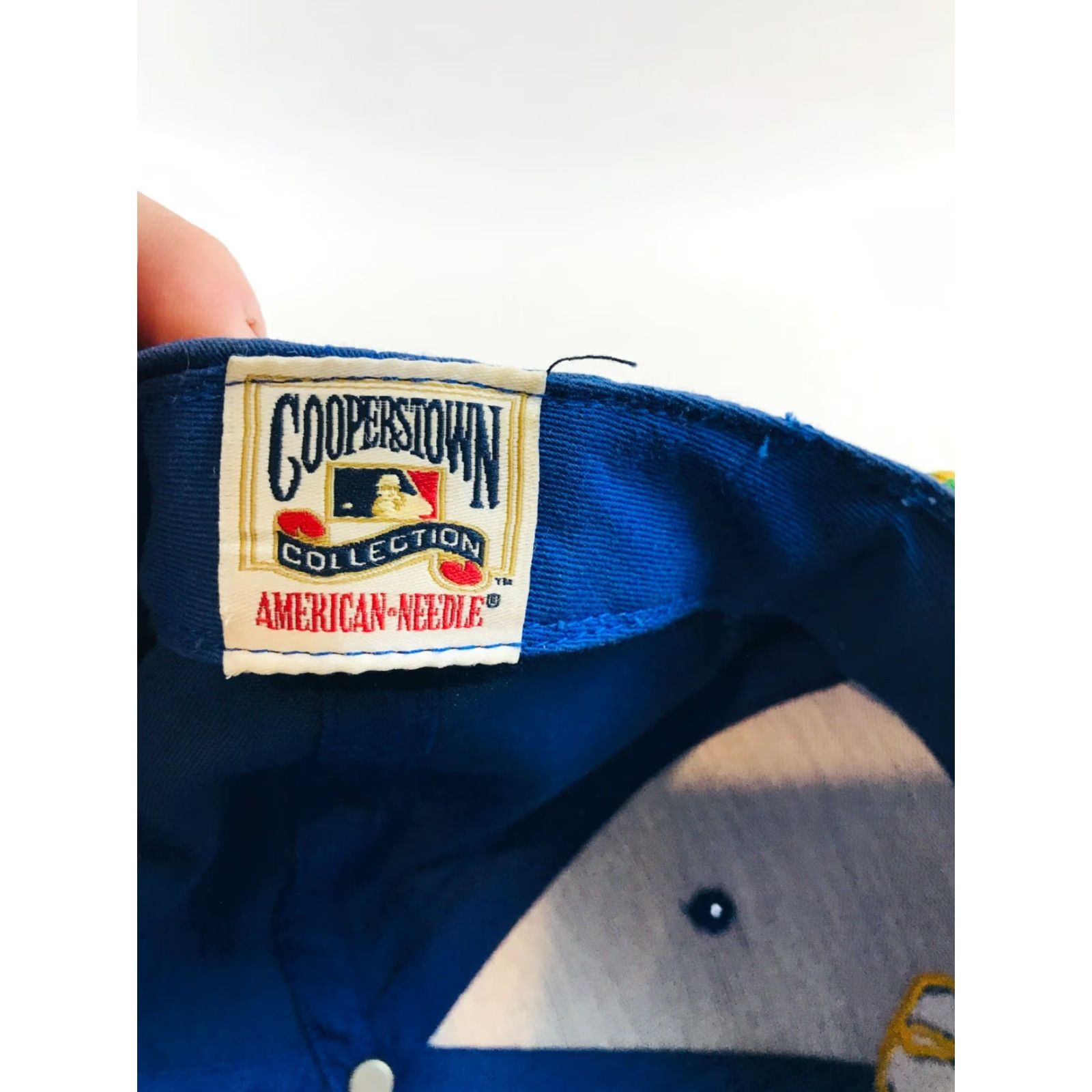 American Needle American Needle Baseball Cap Men's One Size Blue Adjustable Milwaukee Brewers Hat Size ONE SIZE - 7 Thumbnail