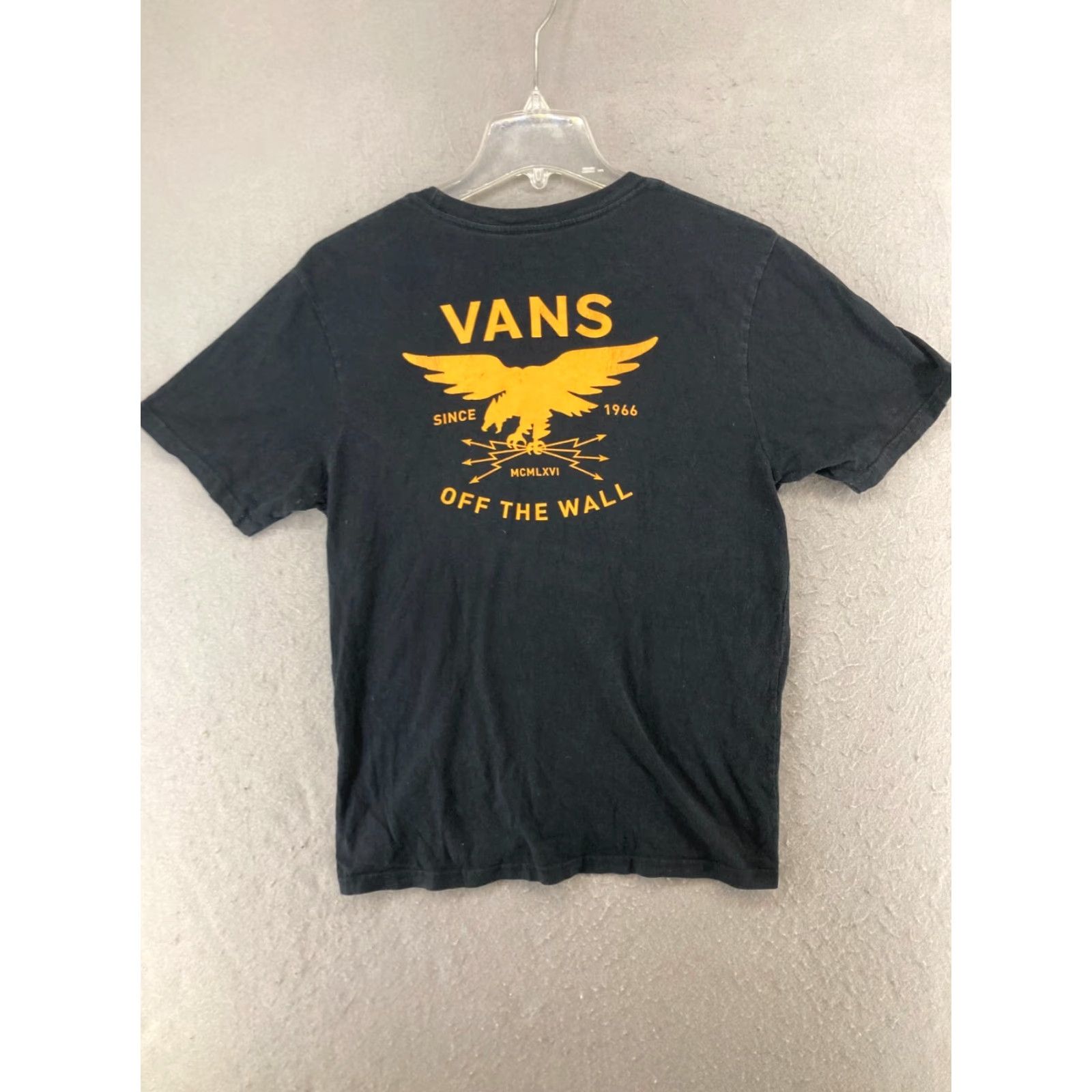 Vans Vans Mens T-Shirt Large Black Graphic Print 90s Hipster Skating Classic Fit Cotton Size US L / EU 52-54 / 3 - 6 Thumbnail