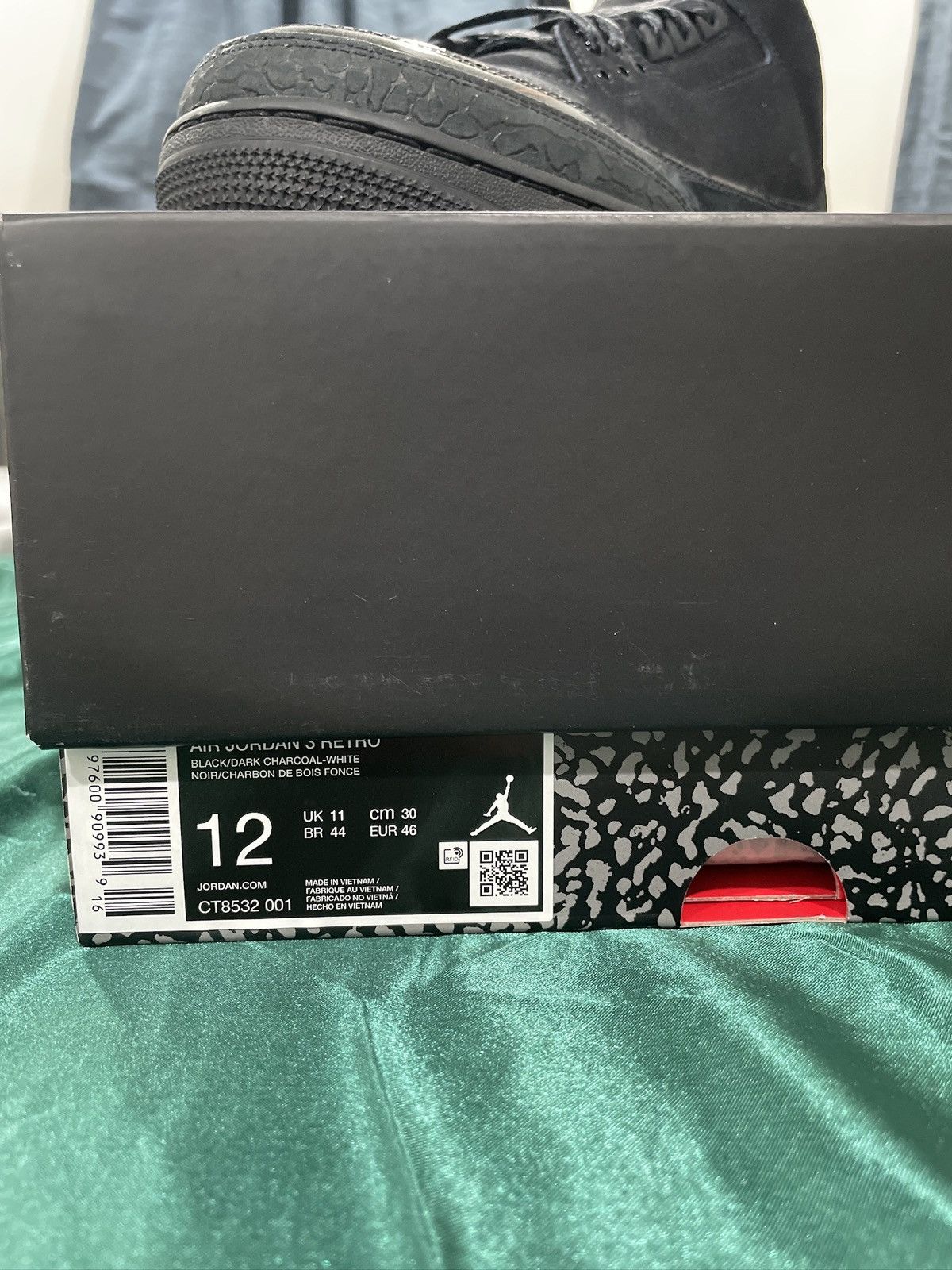 Jordan Brand Black Cat 3 Size US 12 / EU 45 - 6 Thumbnail