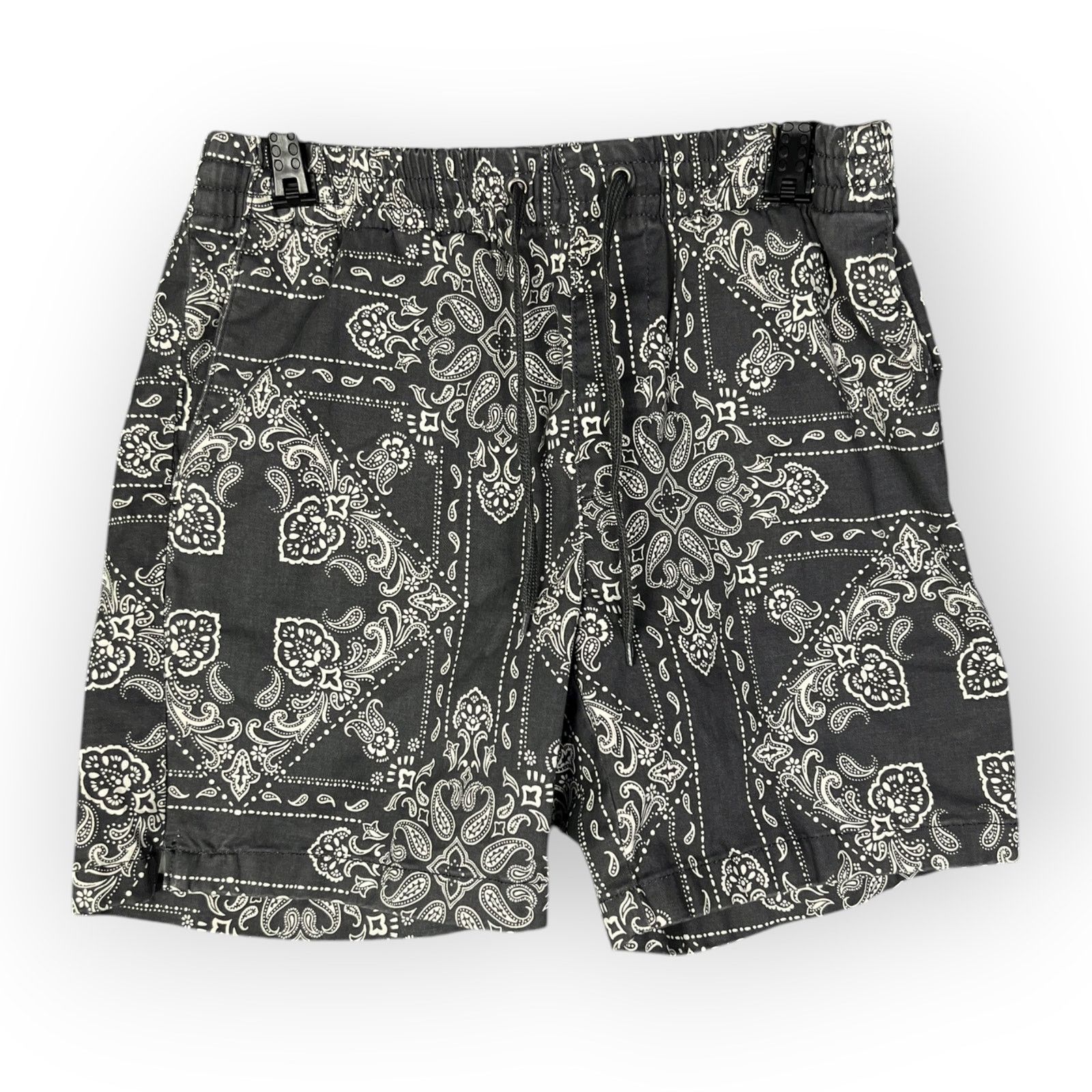 Pacsun PacSun Pacific Sunwear Men's Small 6.5" Gray Paisley Shorts Size US 30 / EU 46 - 1 Thumbnail