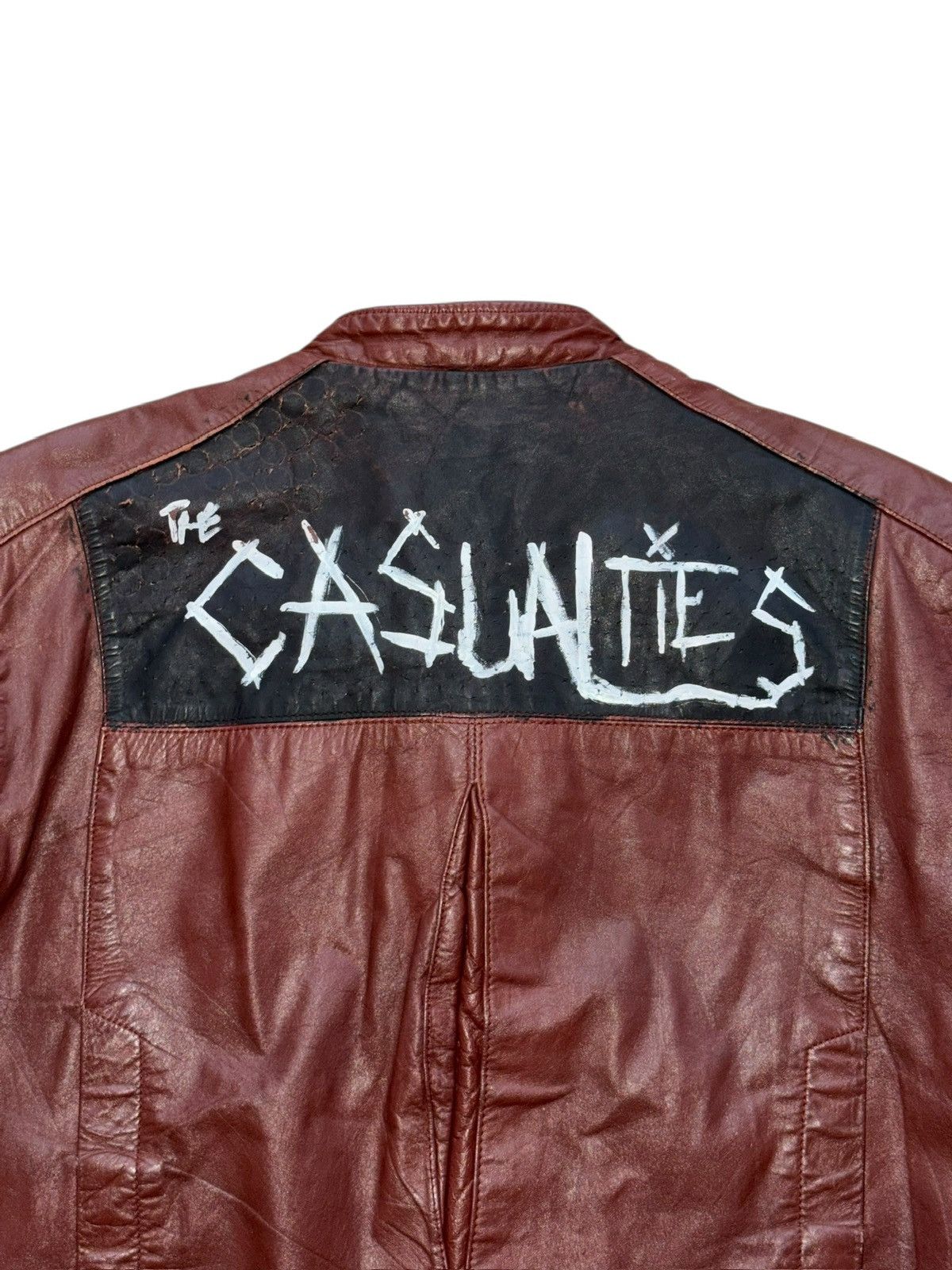 Vintage *RARE* VINTAGE 90s PUNK MISFITS FIEND CASUALTIES LEATHER Size US M / EU 48-50 / 2 - 18 Thumbnail