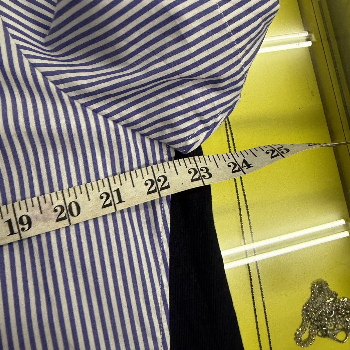 Japanese Brand Comme Des Garcons Style Two Material Button Up Shirt Size US L / EU 52-54 / 3 - 9 Thumbnail