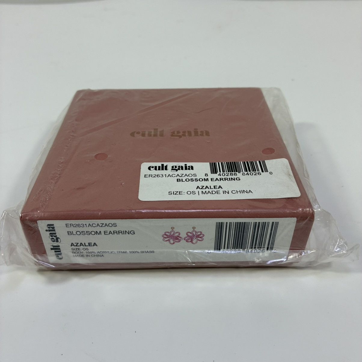 Cult Gaia Cult Gaia Acrylic Blossom Flower Azalea Earrings Pink NWT Size ONE SIZE - 18 Thumbnail