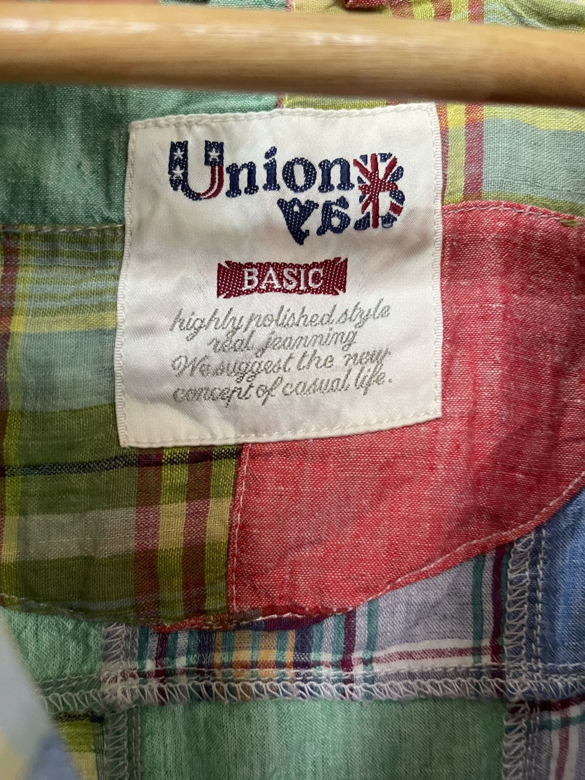 UNIONBAY VINTAGE UNION BAY PATCHWORK HOODIE Size US L / EU 52-54 / 3 - 3 Thumbnail