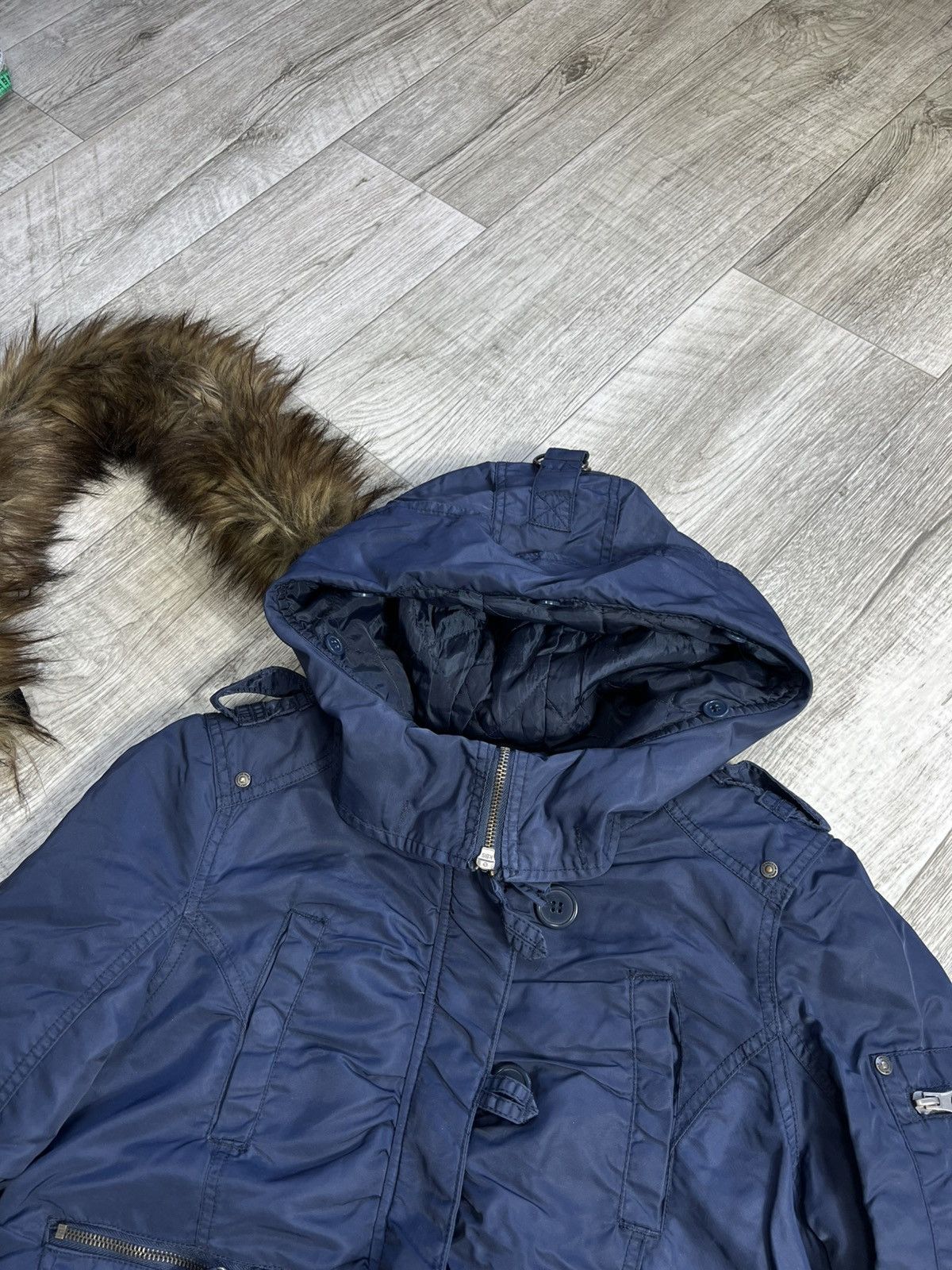 Abercrombie & Fitch Hysteric Glamour If Six Was Nine Faux Fur Jacket LGB Typ Y2k Size S / US 4 / IT 40 - 16 Thumbnail