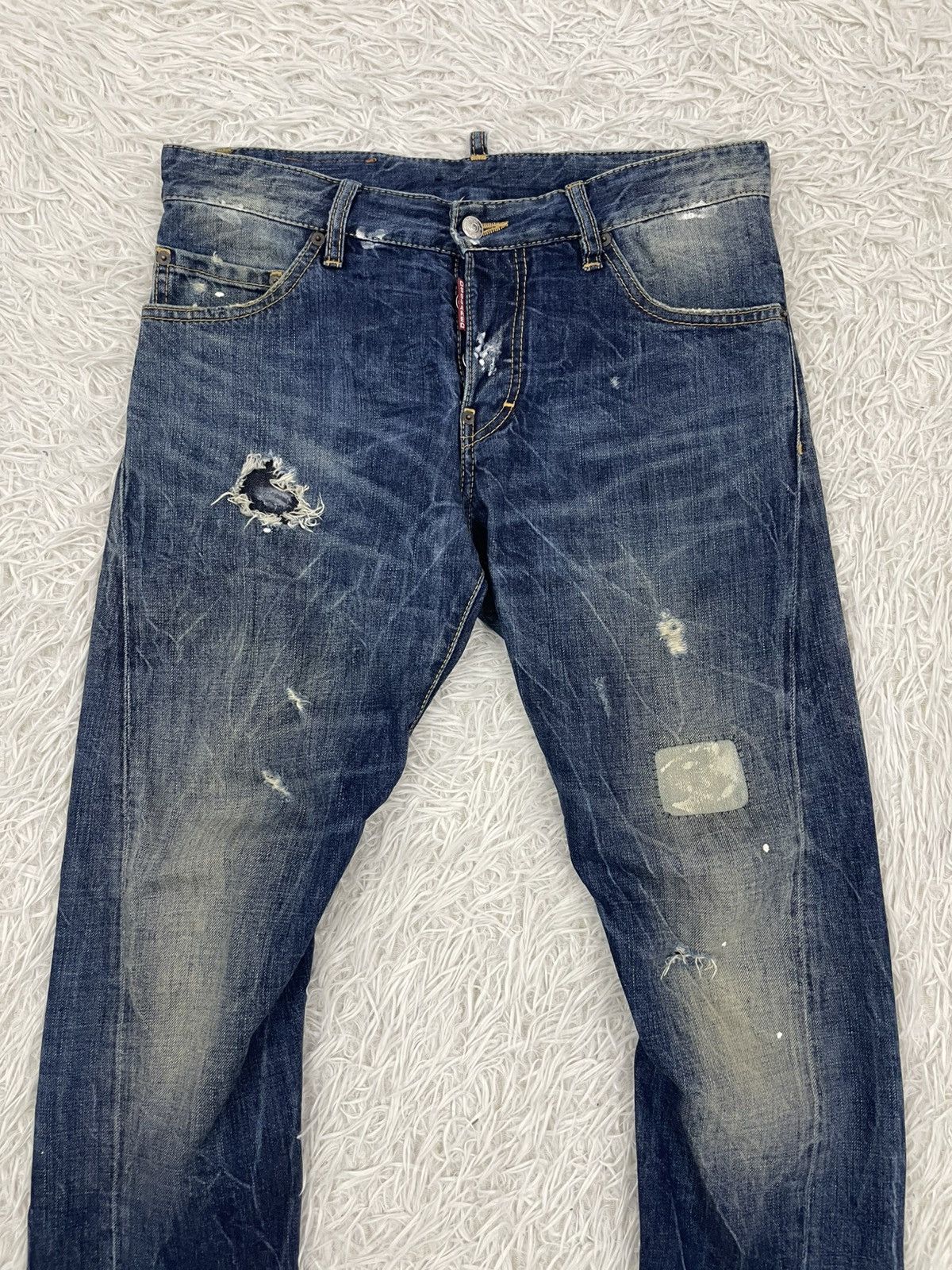 Dsquared2 Dsquared2 Distress & Twist Leg Style Jeans Pant Size US 34 / EU 50 - 4 Thumbnail