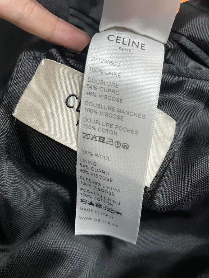 Celine Celine DoubleBreasted Suit Jacket Size US M / EU 48-50 / 2 - 6 Thumbnail