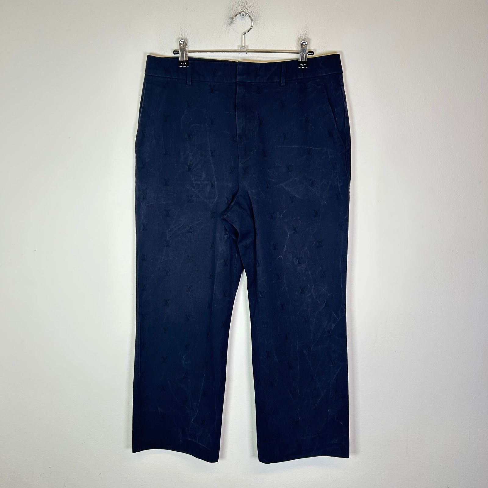 Louis Vuitton Louis Vuitton Monogram Embossed Casual Pant Size US 34 / EU 50 - 1 Thumbnail