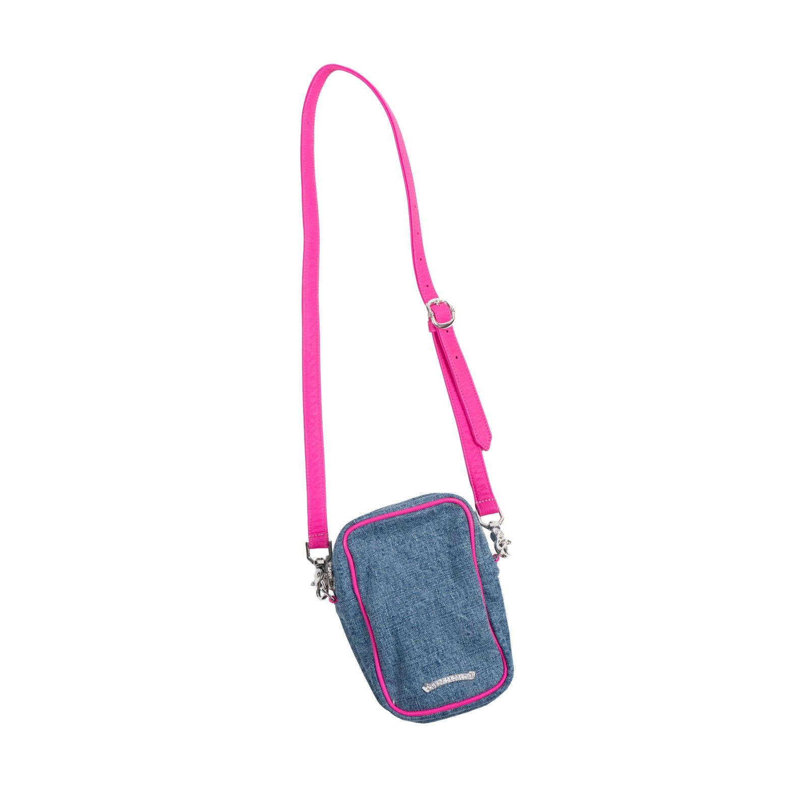 Chrome Hearts Miami Art Basel Multi-Color Cross Patch Denim Taka Bag Size ONE SIZE - 2 Thumbnail