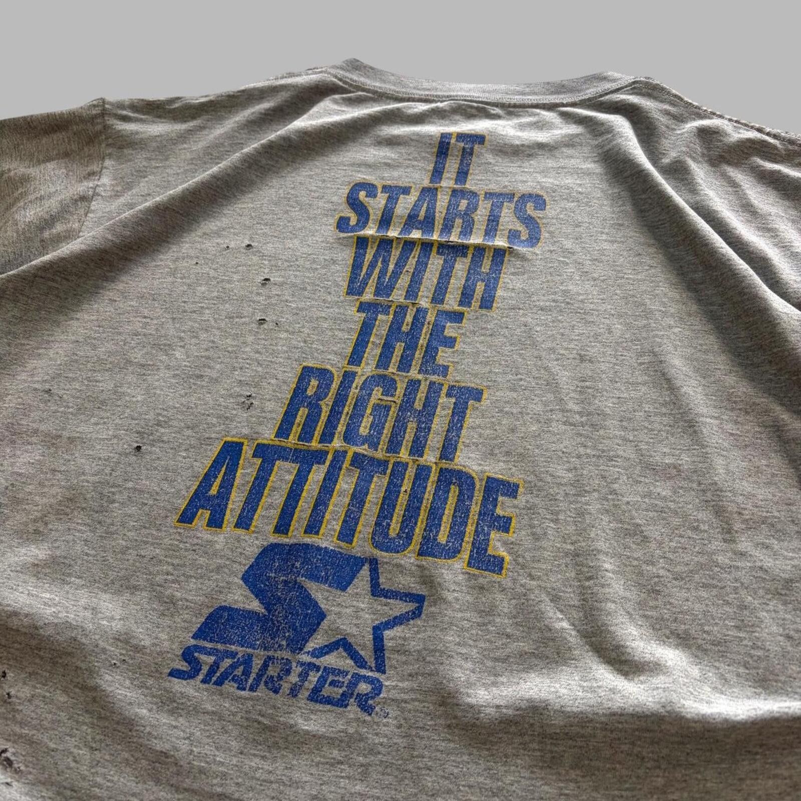 Starter 90s Distressed Starter East York PHYS.ED. Tee Size US XL / EU 56 / 4 - 6 Thumbnail