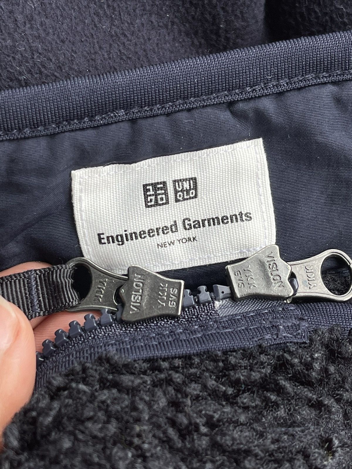Engineered Garments 🔥 Engineered Garments x Uniqlo Fleece Collarless Coat Size US L / EU 52-54 / 3 - 12 Thumbnail