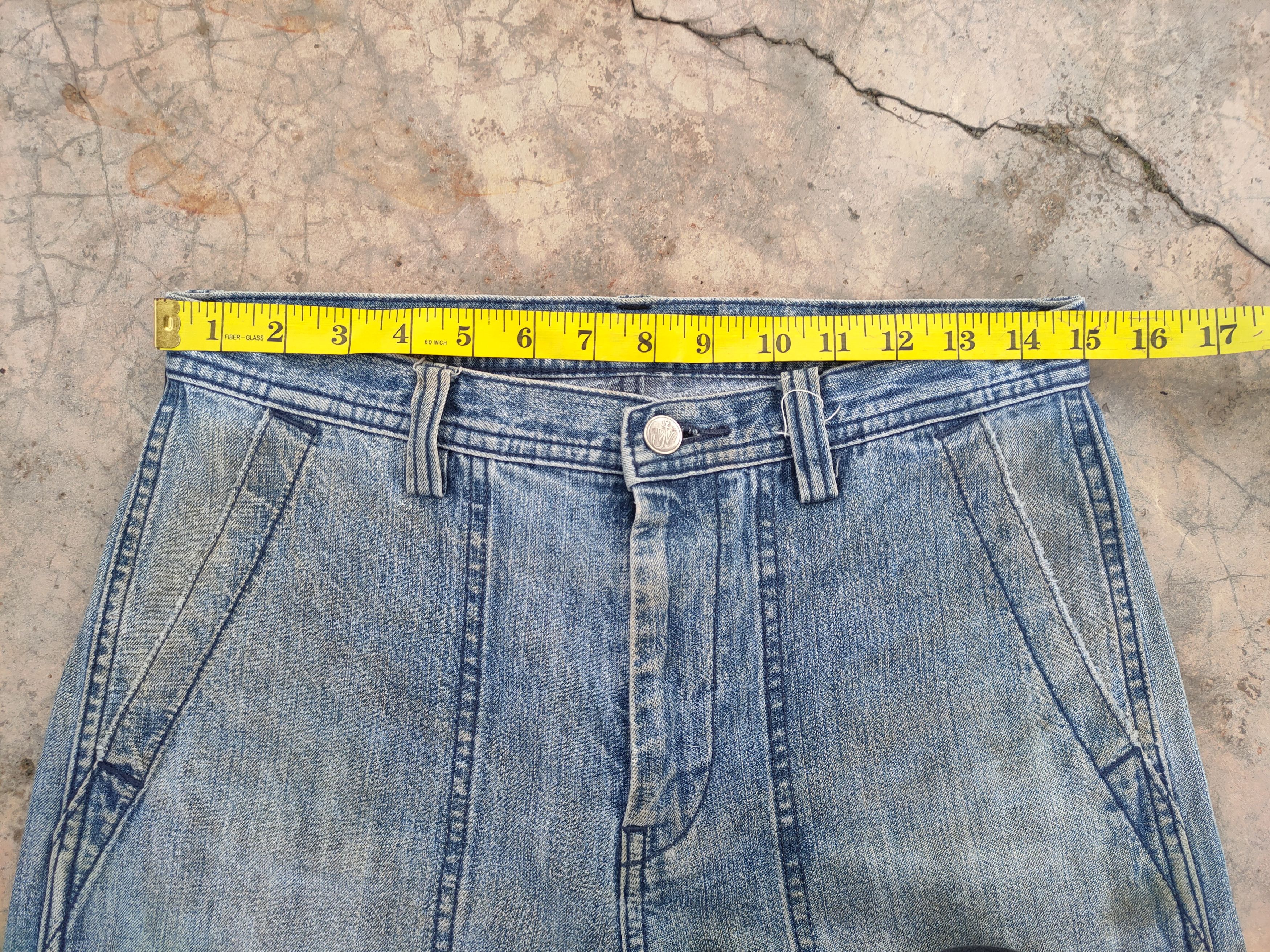 JW Anderson × Uniqlo J.W.ANDERSON x UNIQLO FADED RUSTY DIRTY JEANS DENIM PANTS Size US 30 / EU 46 - 6 Thumbnail