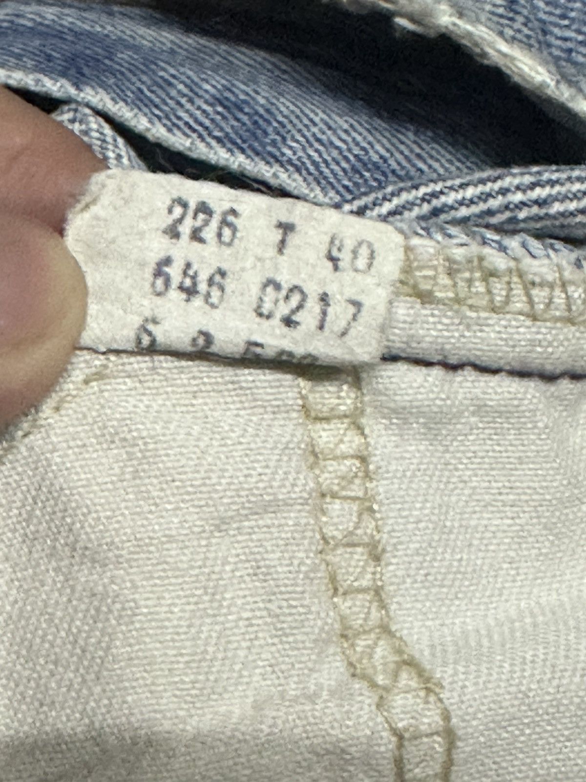 Levi's Levis 646 Vintage 70's Hidden Tag Orange Tab With Wide Flare Size US 35 - 10 Thumbnail