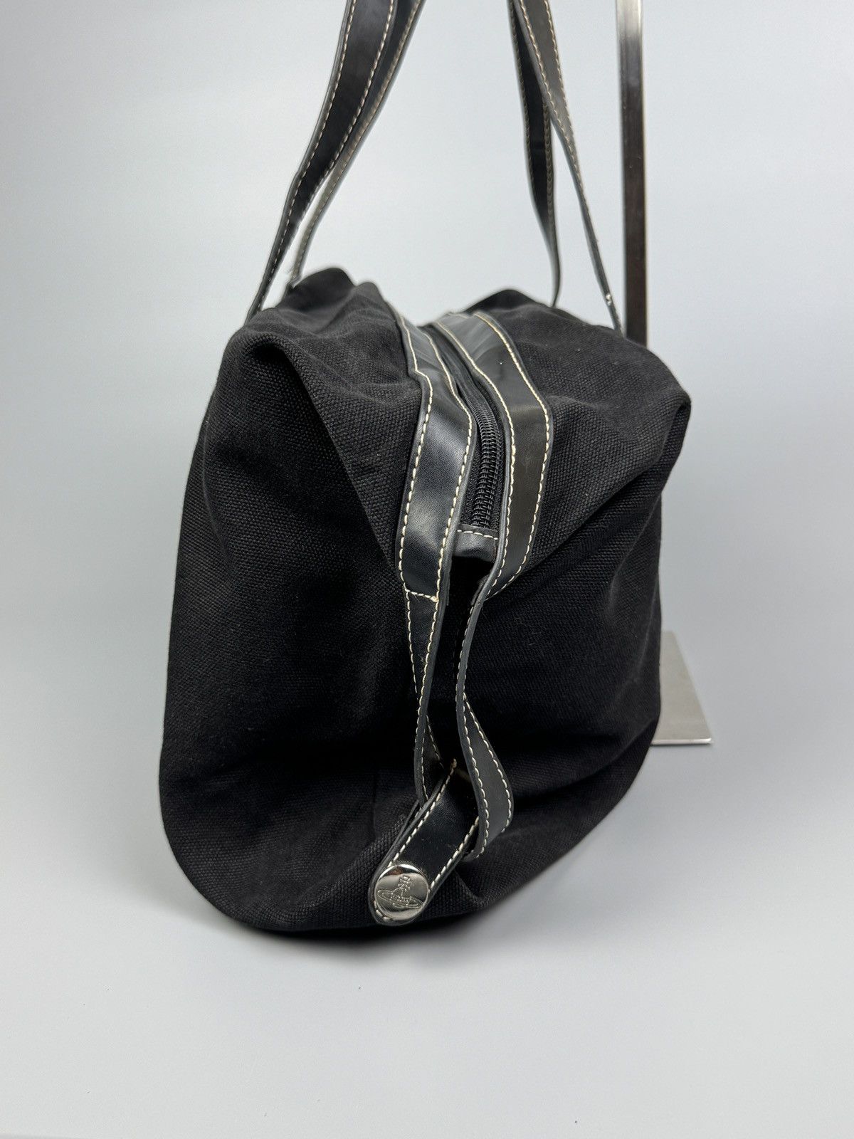 Vivienne Westwood Vivienne Westwood - Rare Black Canvas Yasmin - Shoulder Bag Size ONE SIZE - 5 Thumbnail