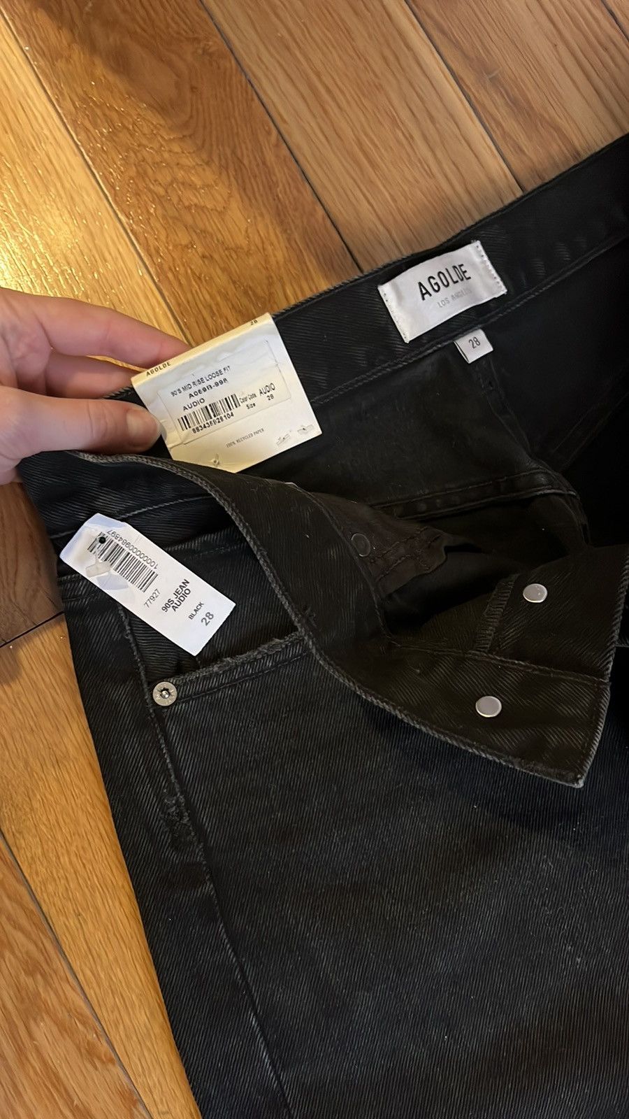 Agolde NWT AGOLDE 90’s Jeans in Audio Size 28 Size 28" / US 6 / IT 42 - 1 Thumbnail