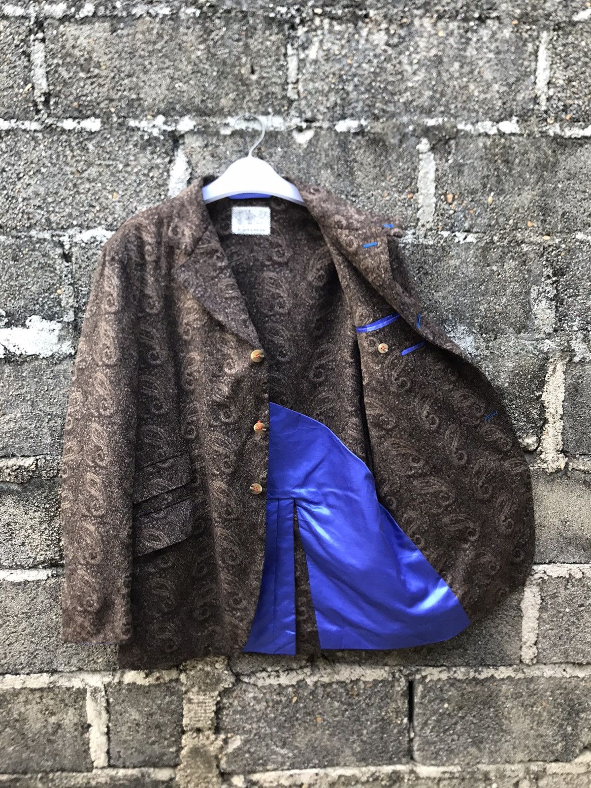 Japanese Brand × Vintage ⚡️Vintage Ichibankan Paisley Button Coat Size US S / EU 44-46 / 1 - 9 Thumbnail