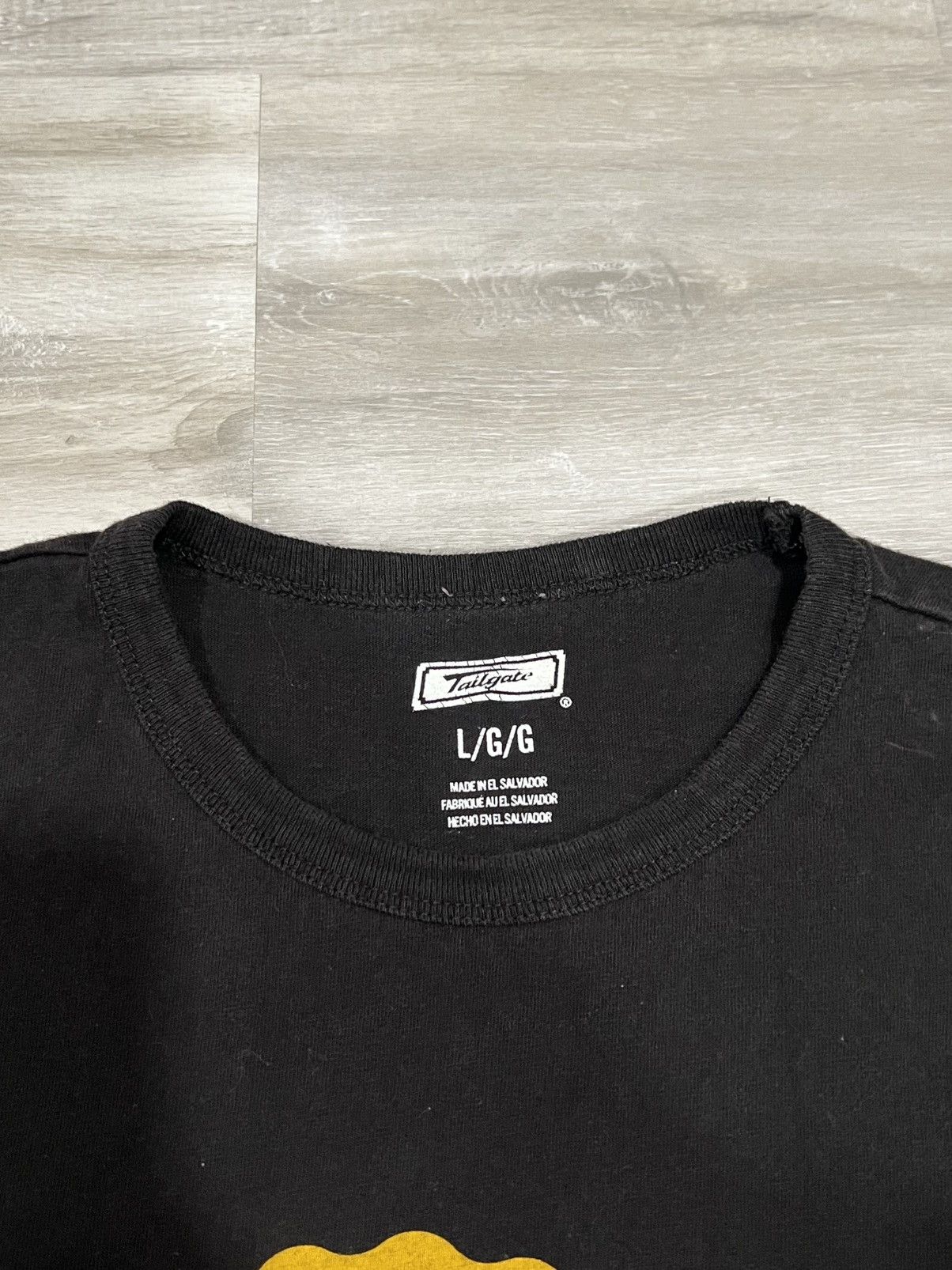 Vintage American College Iowa Black Long-sleeve T-Shirt Size US L / EU 52-54 / 3 - 4 Thumbnail