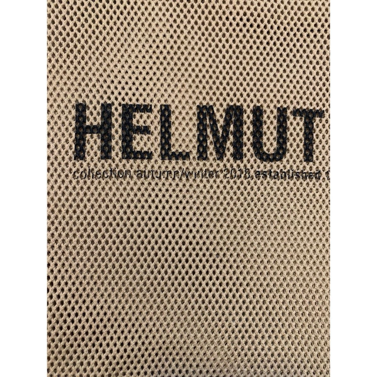 Helmut Lang HELMUT LANG BROWN LOGO MESH TOP Size US M / EU 48-50 / 2 - 5 Thumbnail