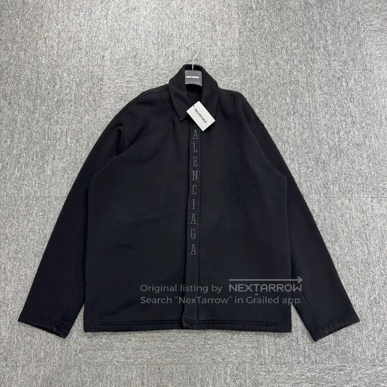 Balenciaga Balenciaga Embroidered letter fleece jacket Size US S / EU 44-46 / 1 - 1 Thumbnail