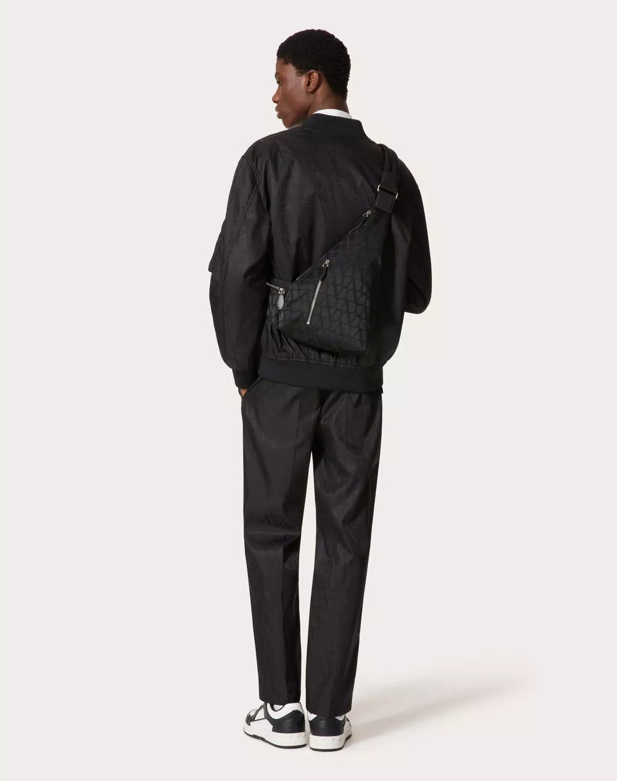 Valentino oc11z0725 Size: OS/ Iconographe Crossbody Backpack in Black Size ONE SIZE - 7 Thumbnail