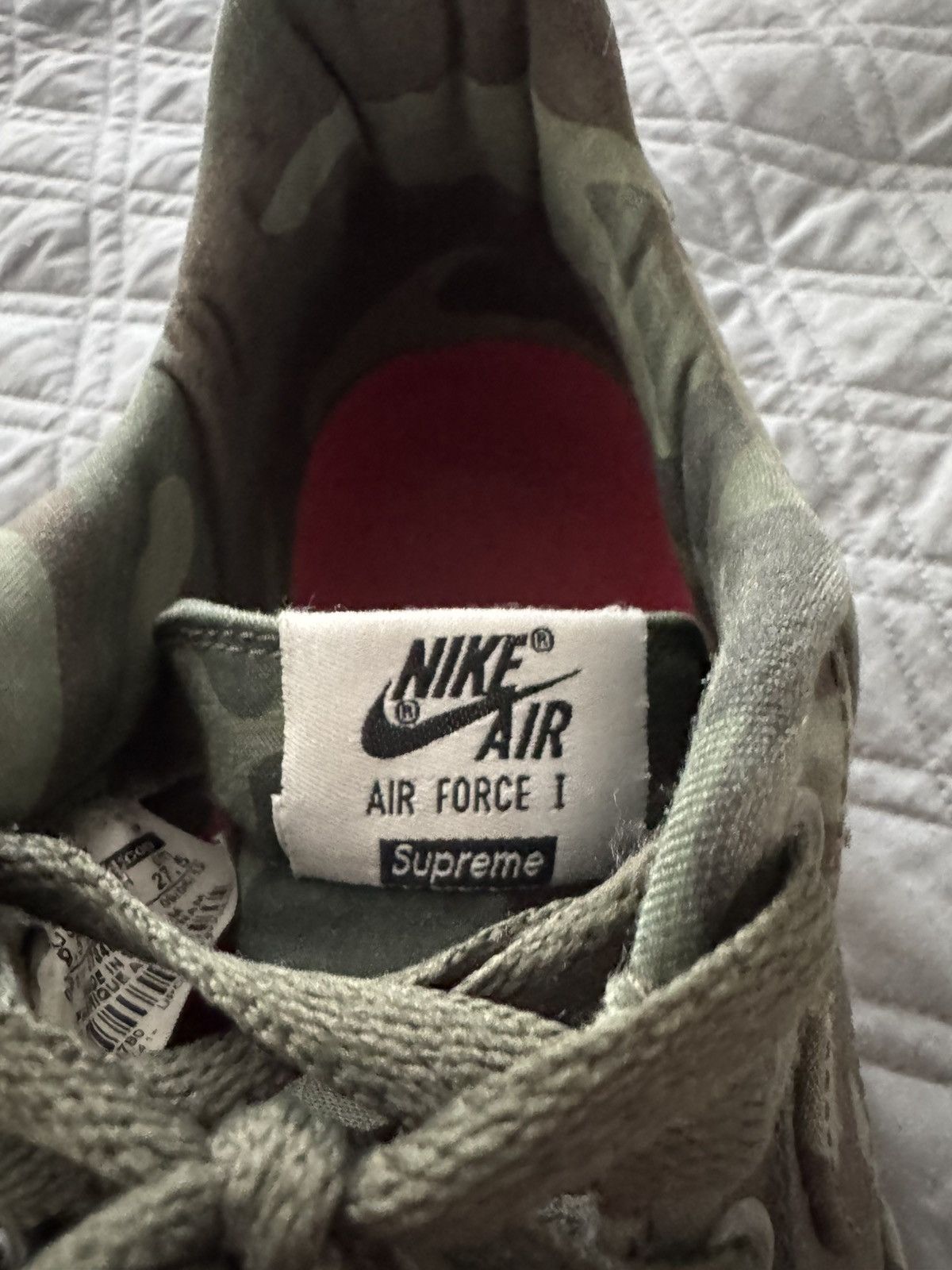 Supreme Supreme x Air Force 1 Low “Camo” Size US 9.5 / EU 42-43 - 13 Thumbnail