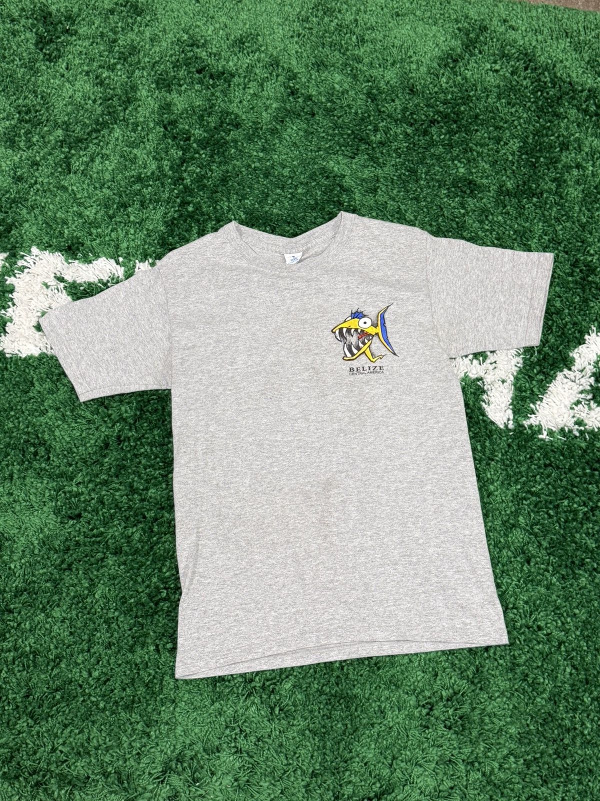 Vintage Rare Vintage 1993 Tee Grey Small Belize Tee Y2K 90s Retro Size US S / EU 44-46 / 1 - 4 Thumbnail