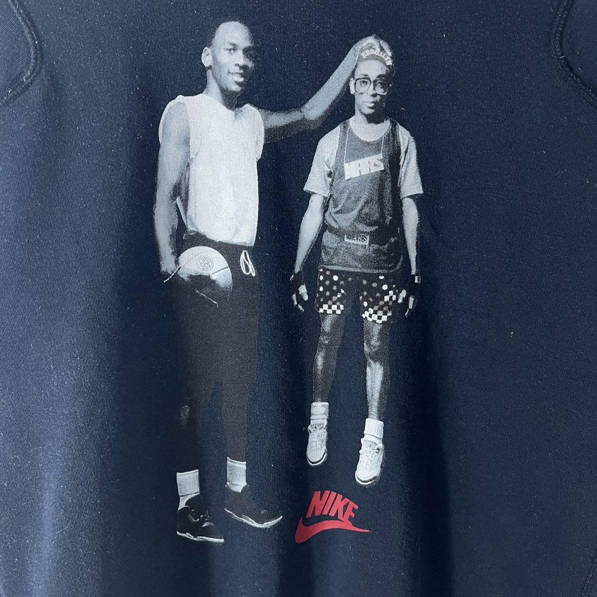Jordan Brand Vintage Nike Michael Jordan Spike Lee Blue Sweatshirt Size US M / EU 48-50 / 2 - 2 Thumbnail
