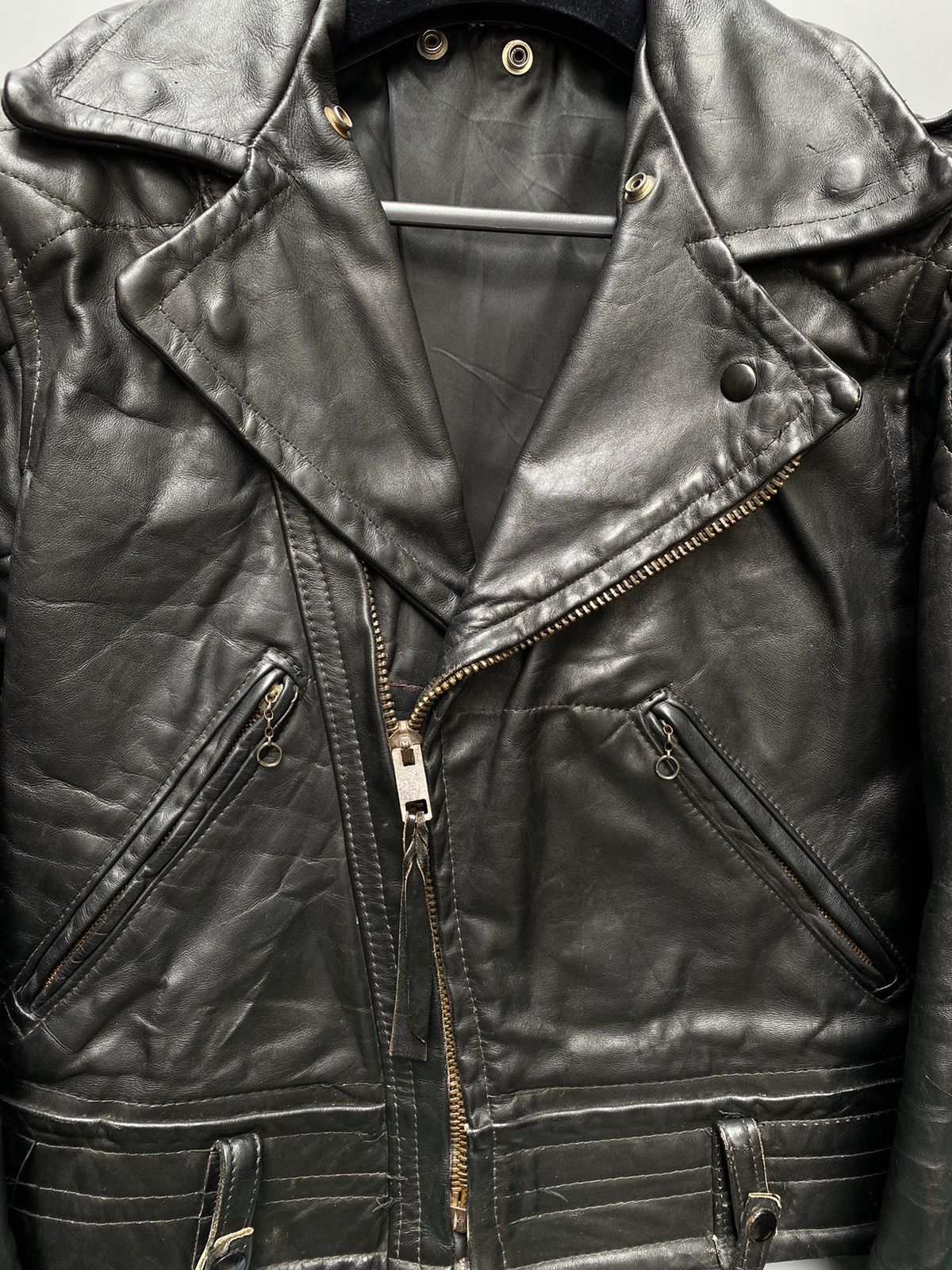 Vintage 1950s Leather Forever Double Rider Leather Jacket Size US XS / EU 42 / 0 - 5 Thumbnail