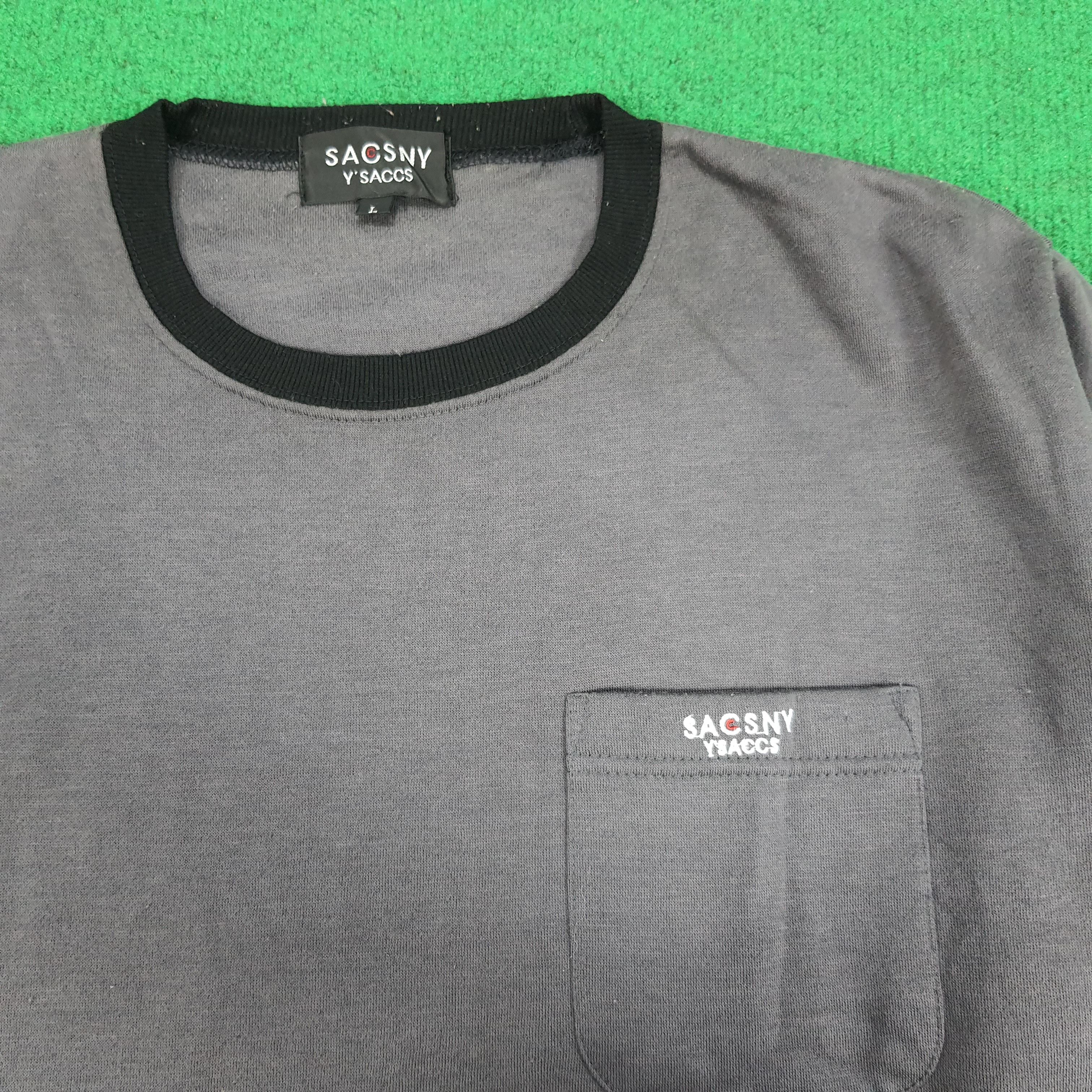 Vintage × Y's × Yohji Yamamoto Vintage SACSNY Y'SACCS Yohji Custom Y's Logo Sweatshirt Size US L / EU 52-54 / 3 - 4 Thumbnail