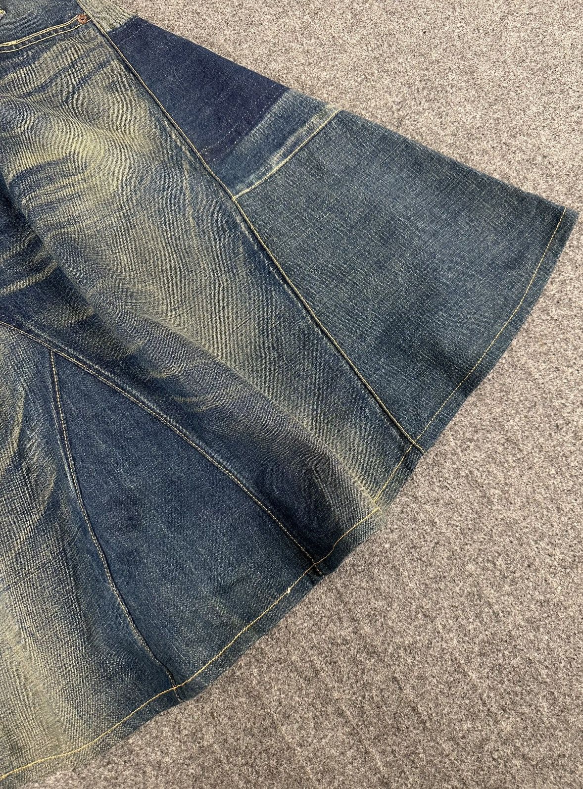 Junya Watanabe Junya - Watanabe CDG AD2015 Reconstructed Patch Denim Skirt Size 26" / US 2 / IT 38 - 4 Thumbnail