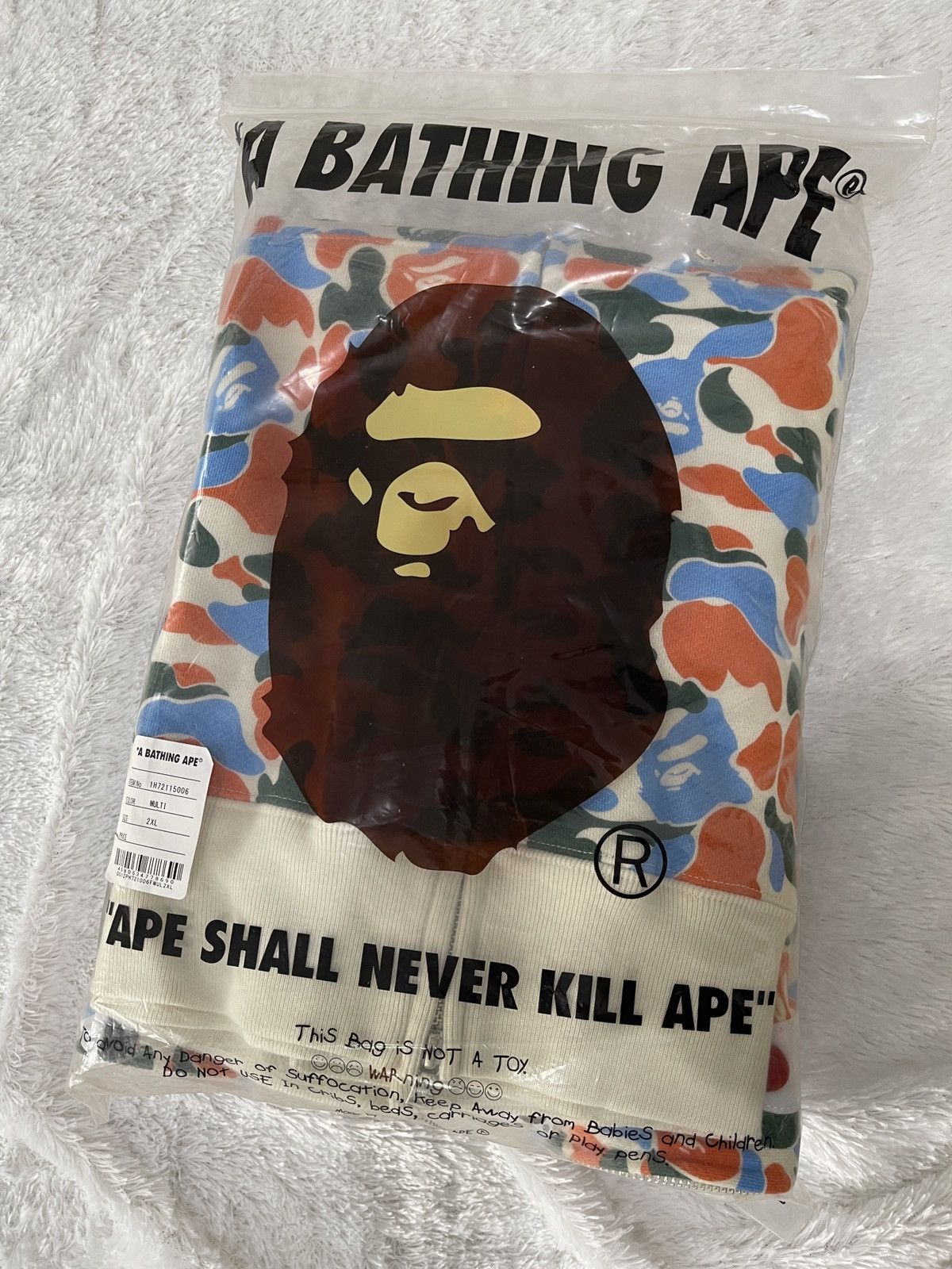 Bape BAPE Shark Hoodie indonesian camo exclusive Size US XXL / EU 58 / 5 - 14 Thumbnail