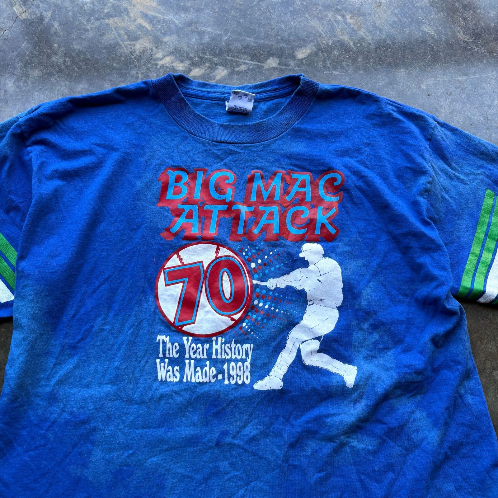 Salem Sportswear Vintage MLB Mac Attack Salem T-shirt Size US XL / EU 56 / 4 - 3 Thumbnail