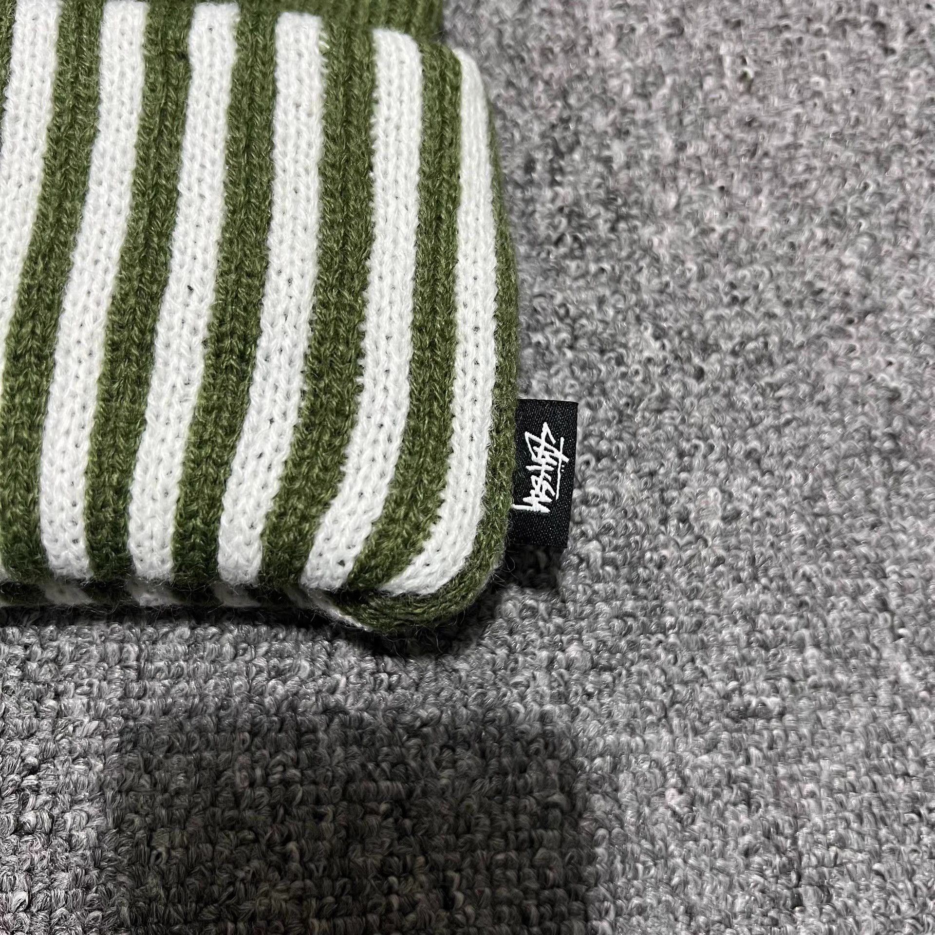 Stussy Stussy Striped Knit Beanie Q7 Size ONE SIZE - 2 Thumbnail