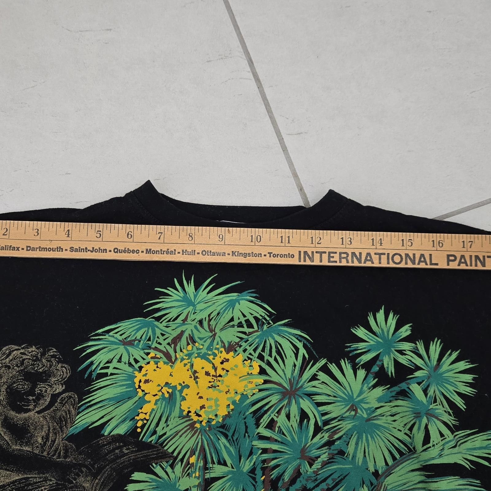 Versace Versace Shirt Womens 50 Black Cotton Baby Tee Graphic Size L / US 10 / IT 46 - 7 Thumbnail