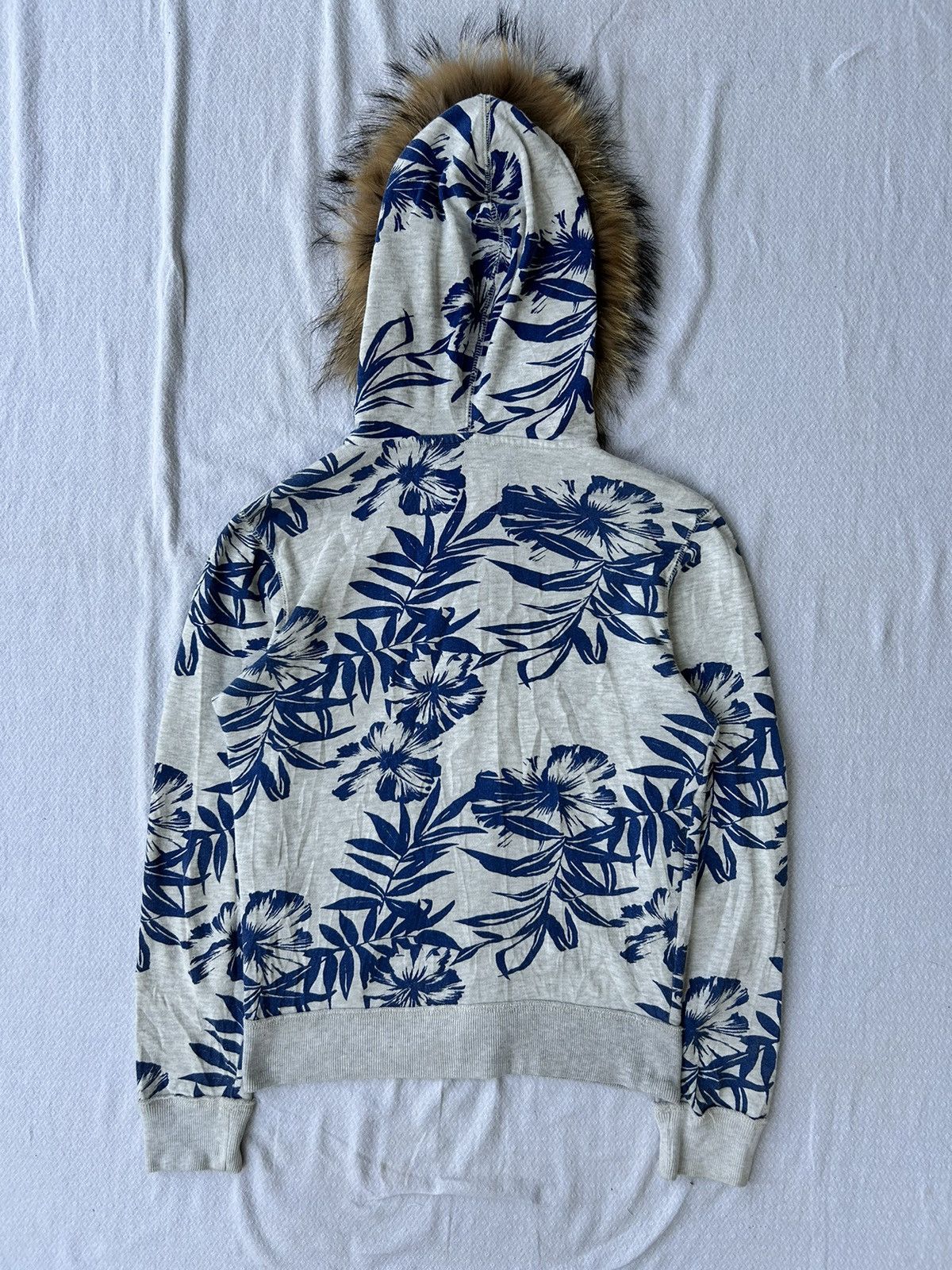 Aeropostale 💸BINDINGOFFER💸Fur hoodie aeropostale flowers zip style lgb Size US M / EU 48-50 / 2 - 2 Thumbnail